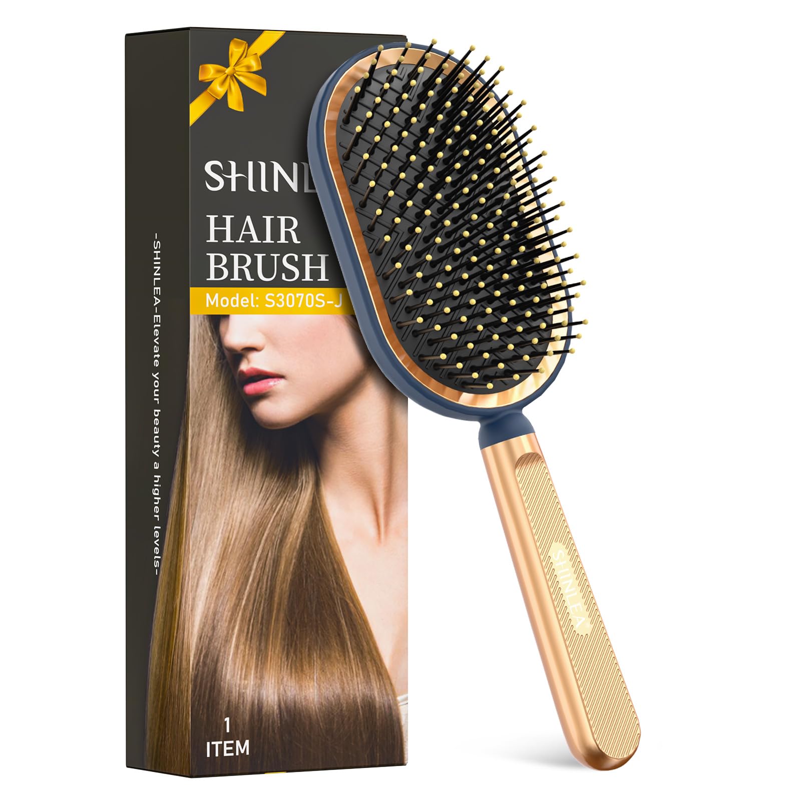 SHINLEA Large Paddle Hair Brush for Blow Drying and Scalp Massage