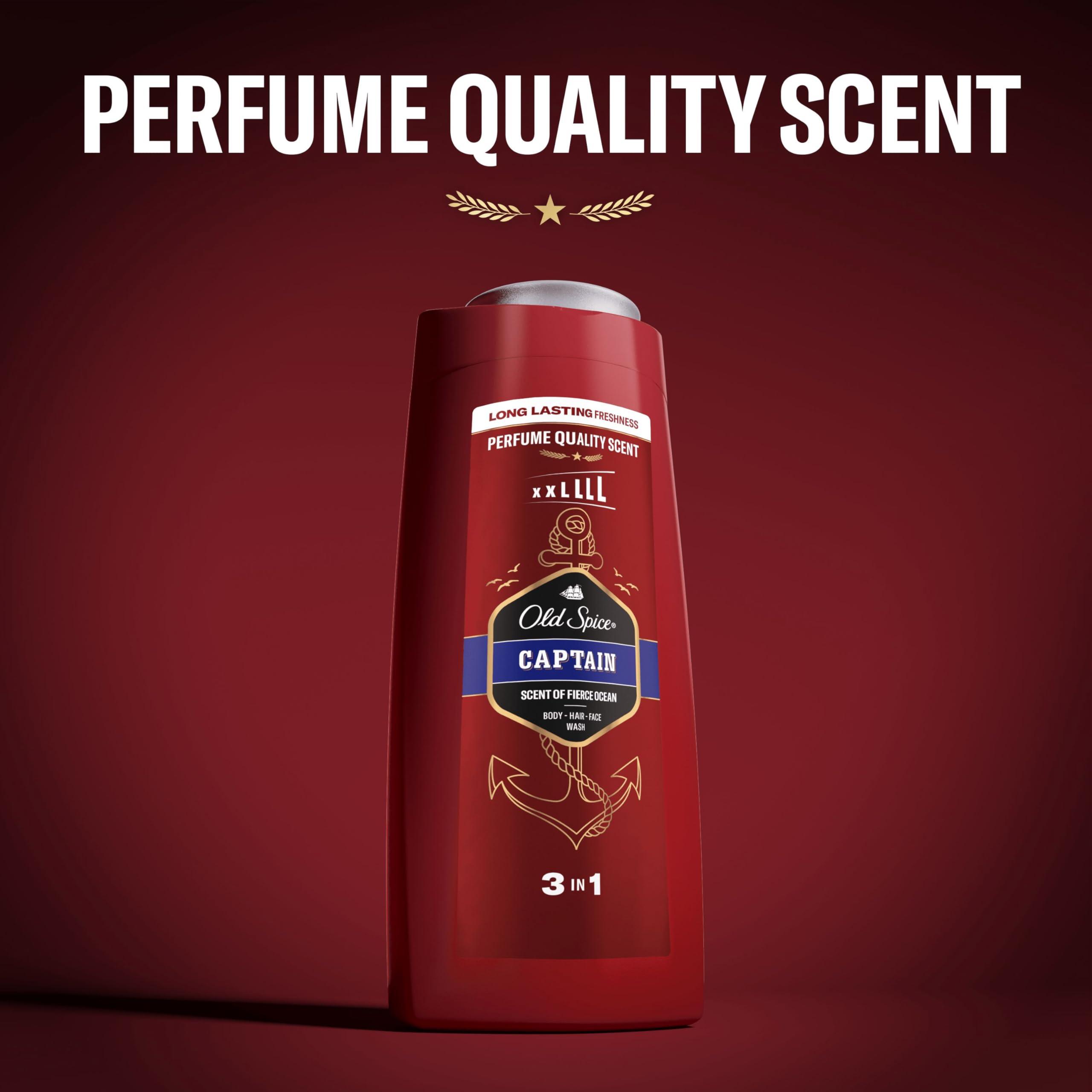 Old Spice Captain 3-in-1 Duschgel &amp; Shampoo für Männer, 675 ml, langanhaltend frisch 5