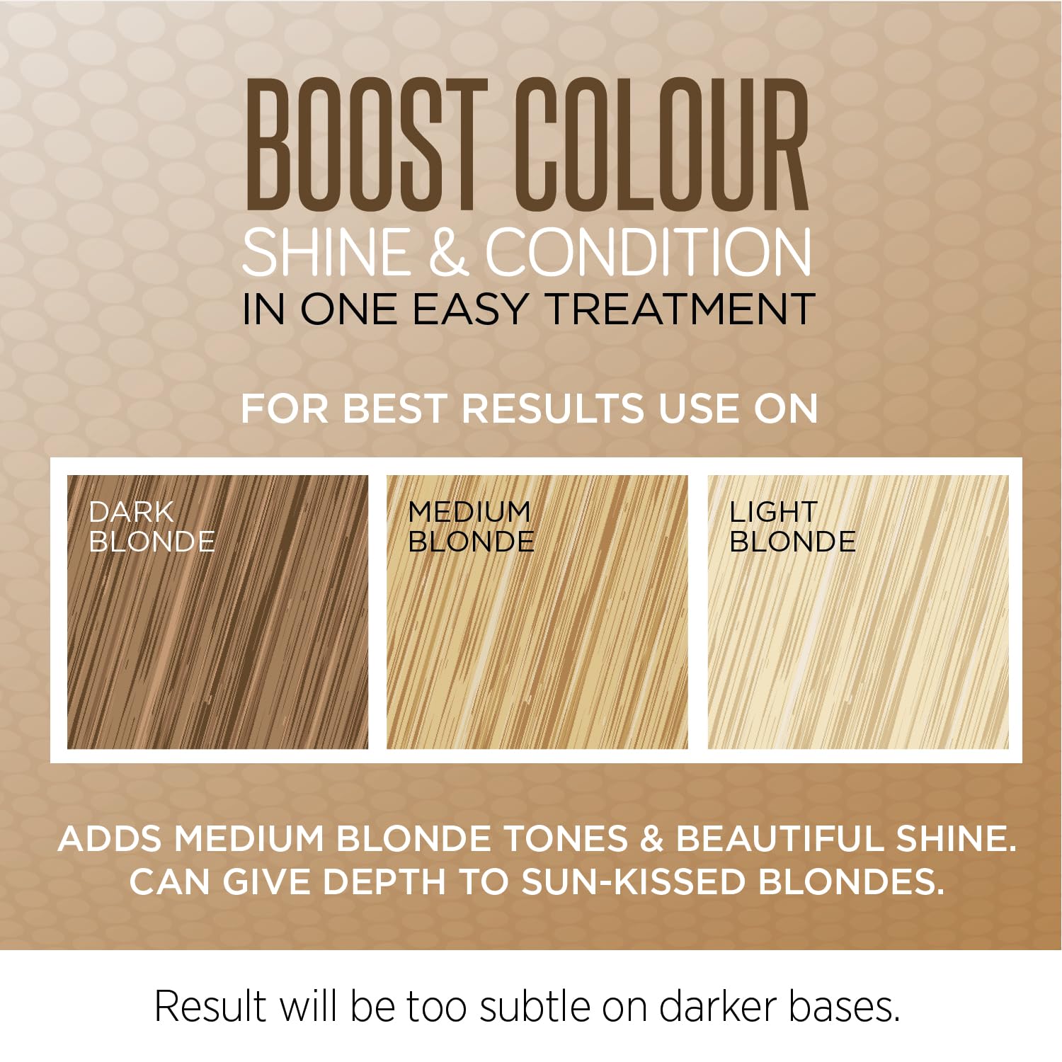 Knight & Wilson Colour Freedom Gloss Pro Medium Blonde Semi-Permanent Hair Colour Mask 150ml with PurePlex 5