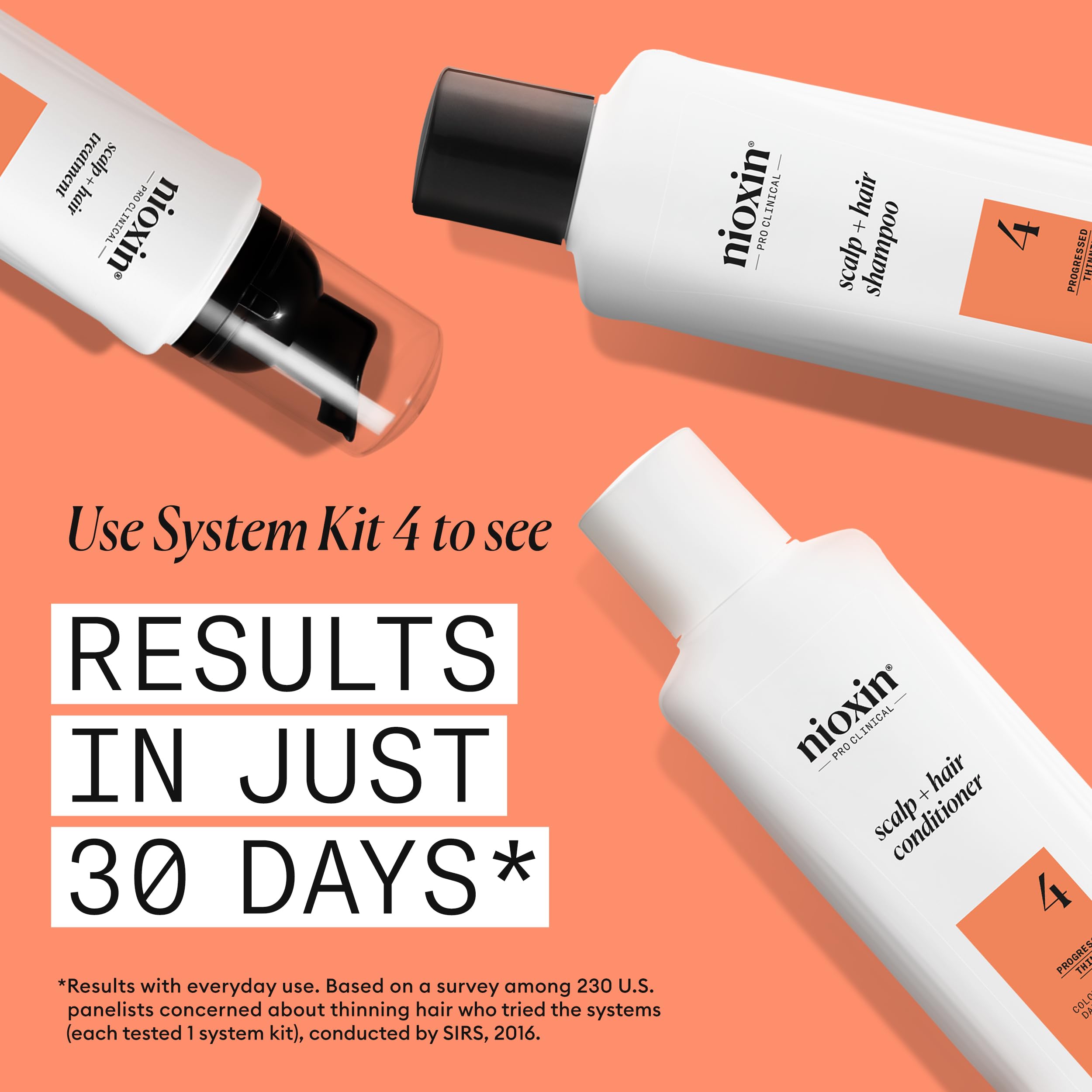 Nioxin System 4 Kopfhaut- und Haarspülung – Haarverdichtungsspülung für 3