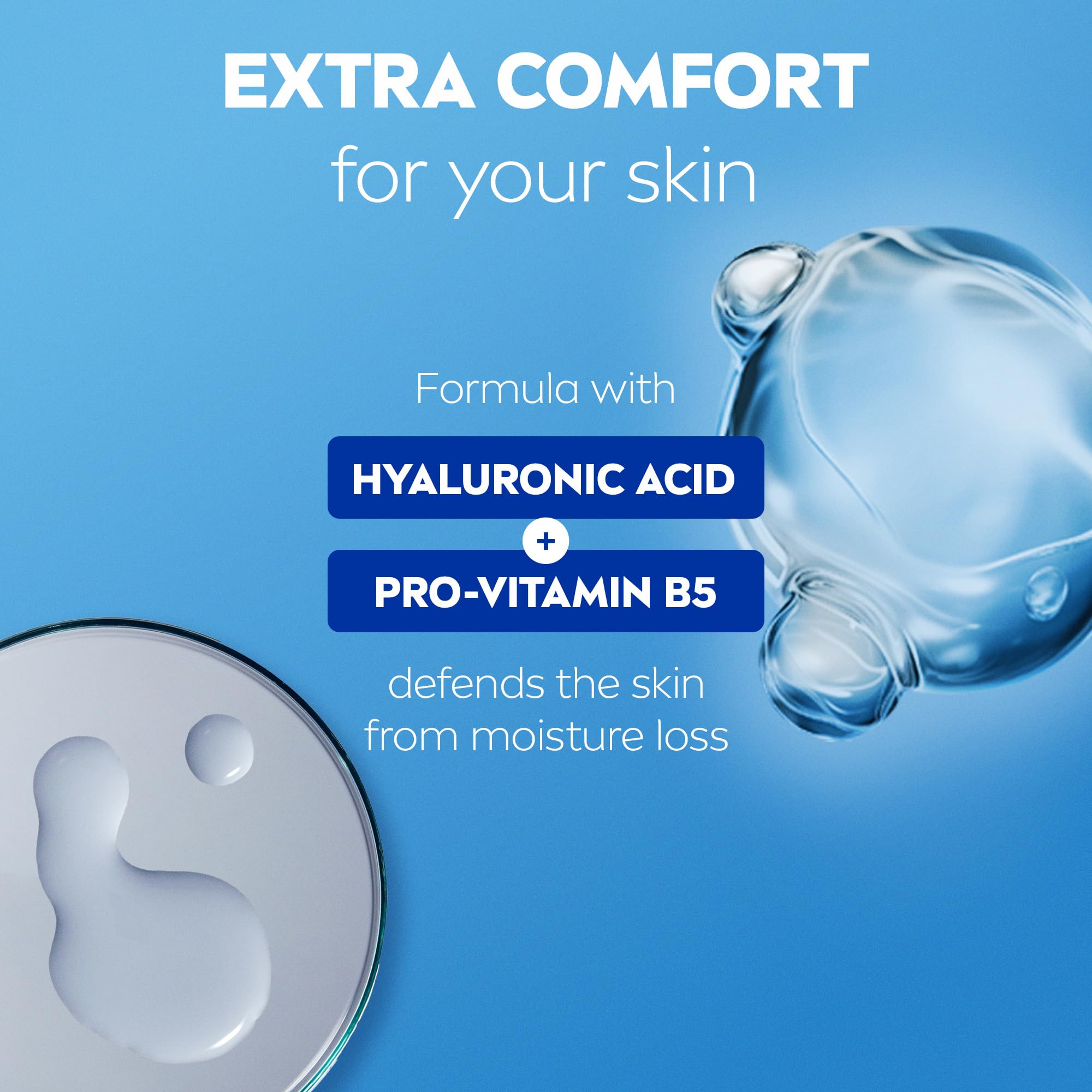 NIVEA Derma Control Defend Shower Gel 500ml with Hyaluronic Acid & Vitamin B5 3