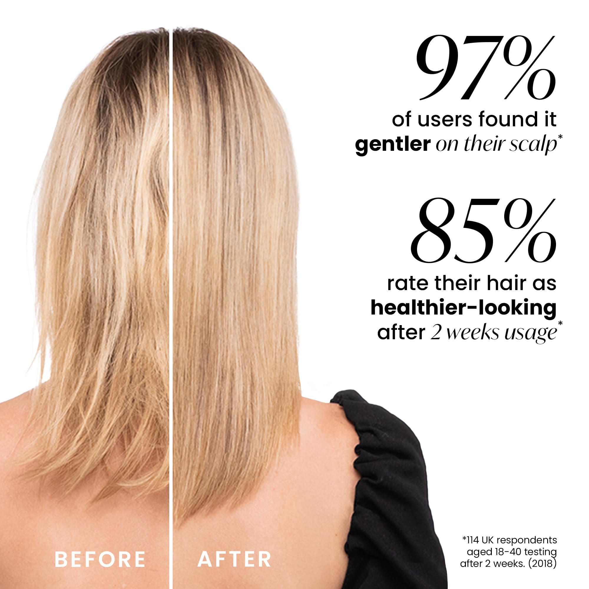 Tangle Teezer Fine and Fragile Ultimate Detangler Haarbürste für coloriertes, feines und dünnes Haar – Zweistufige, weiche Flex-Zinken reduzieren Haarbruch und Ziepen – Sanft zu empfindlichem Haar – Hypnotic Heather 6