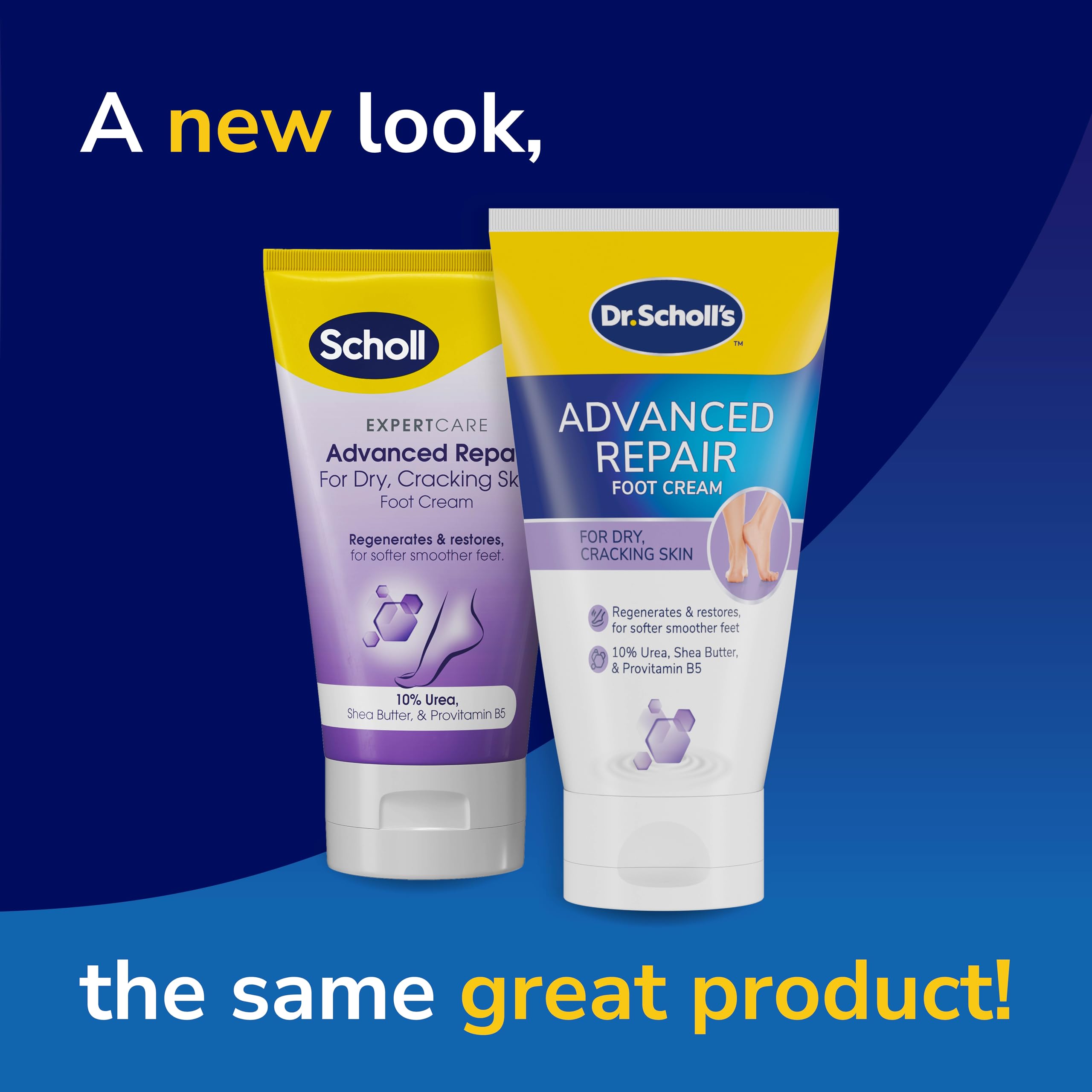 Scholl ExpertCare Advance Repair Fußcreme 150ml, Intensive Feuchtigkeitscreme für