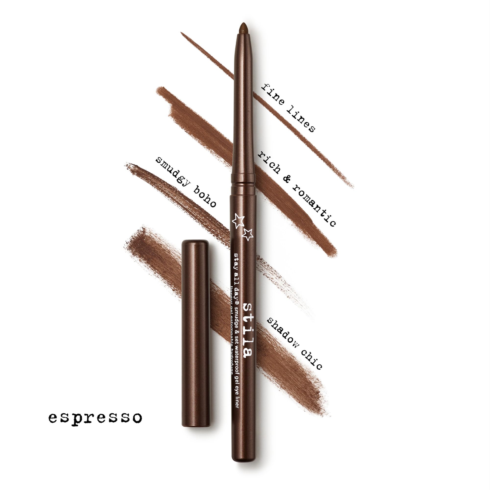 Stila Stay All Day Smudge & Set Waterproof Gel Eye Liner 0.35g - Espresso 3