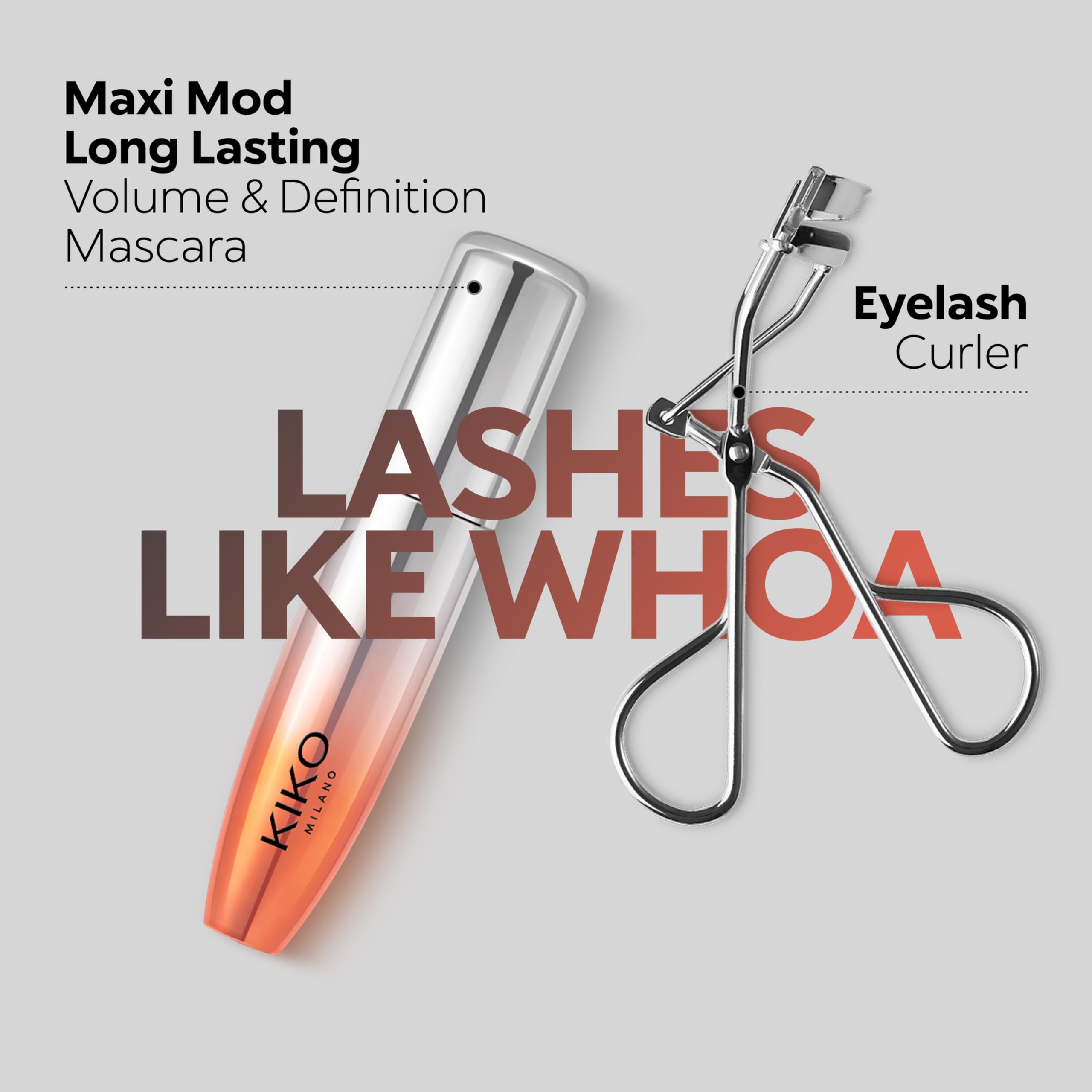 KIKO Milano Maxi Mod Volume & Definition Mascara | 10-Hour Long-Lasting Intense Black 9