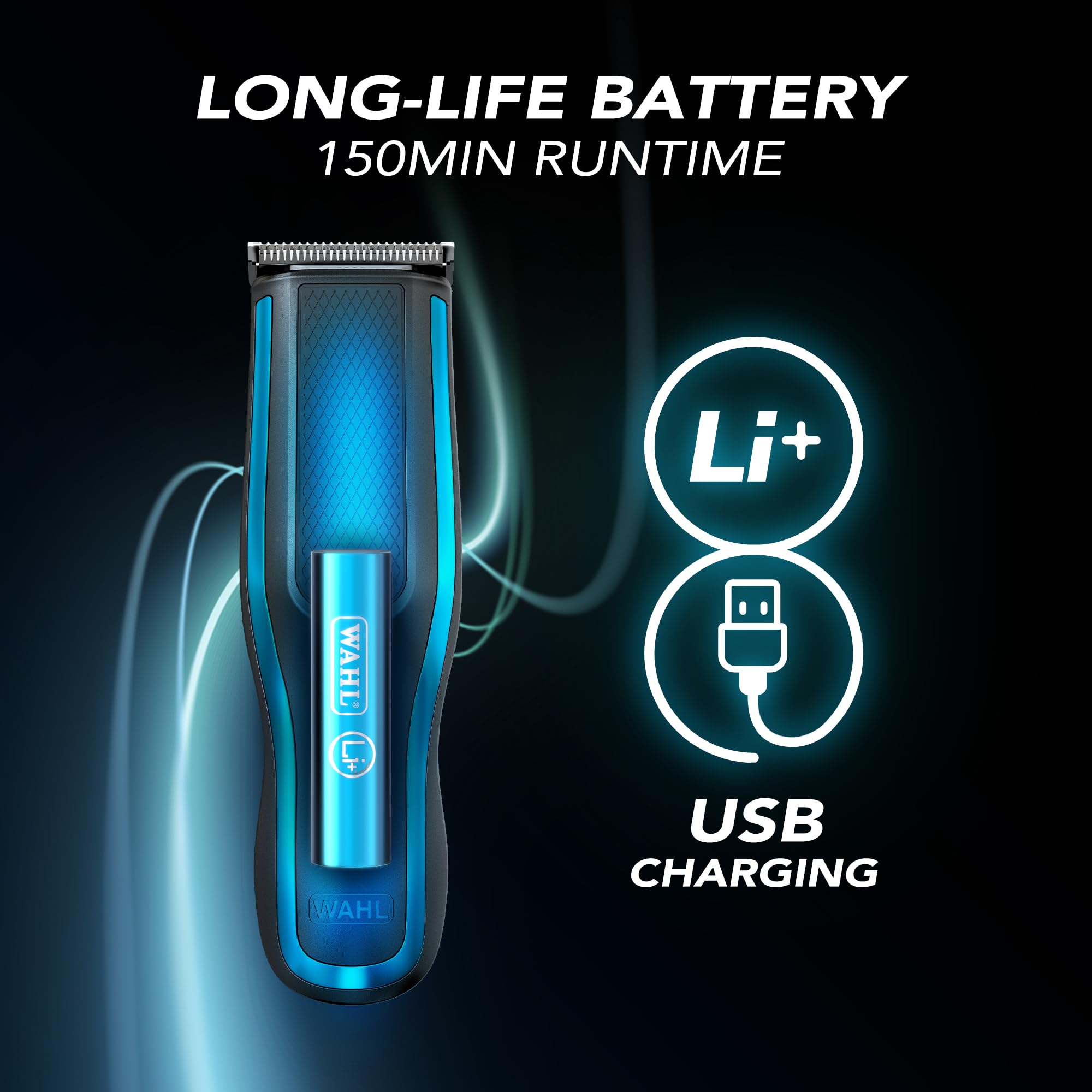 Wahl Self-Clip 360 Cordless Hair Clipper Kit with 10 Attachment Combs 7