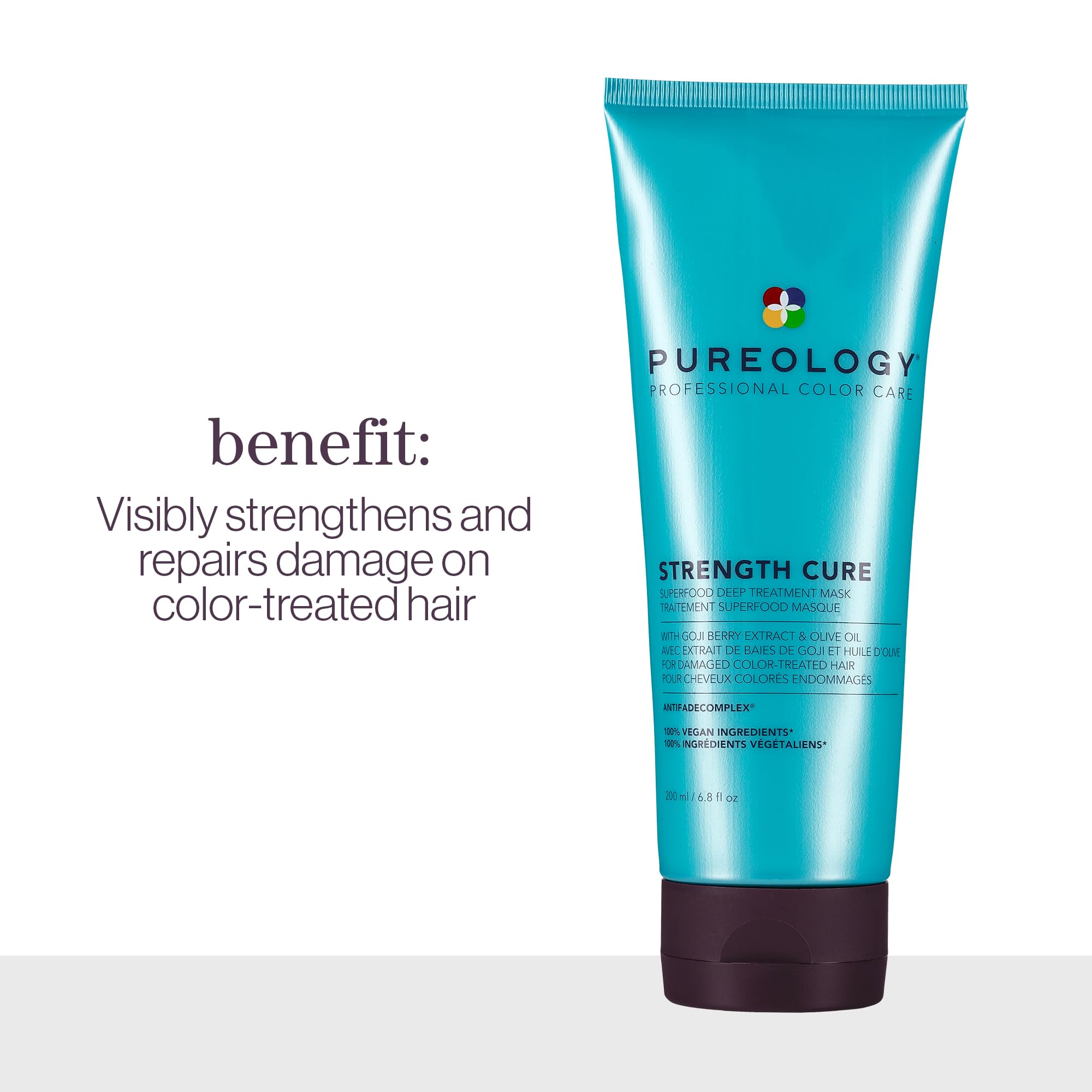 PUREOLOGY Strength Cure Superfood Deep Treatment Hair Mask for Damaged Hair 5