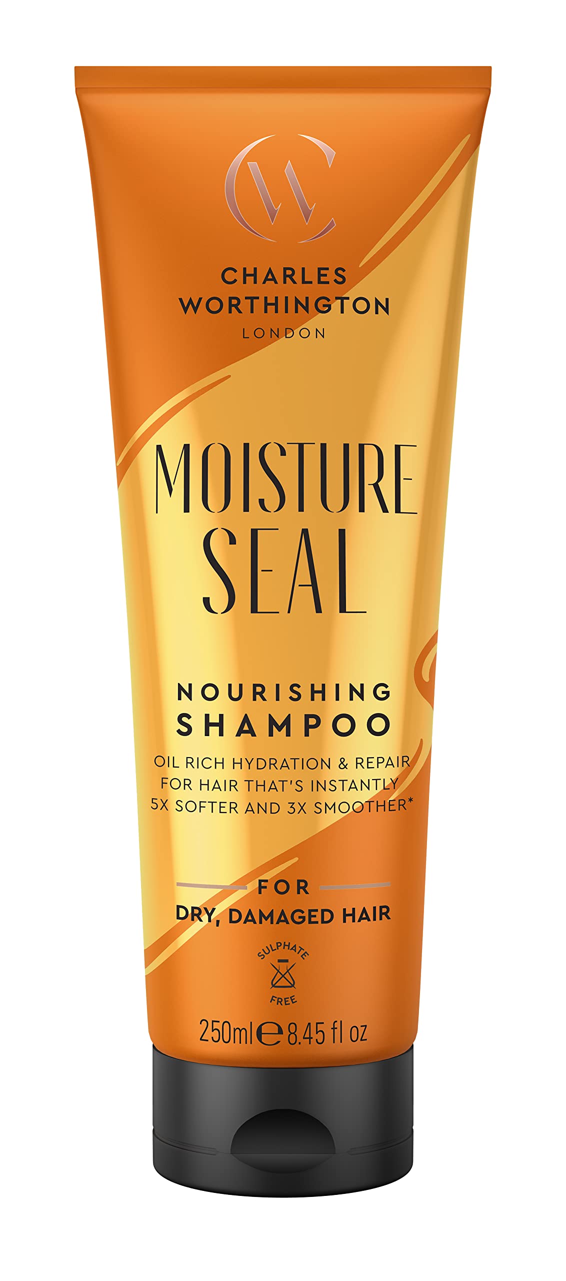 Charles Worthington Moisture Seal Nourishing Shampoo with Coconut, Argan & Macadamia Oils, 250 ml 1