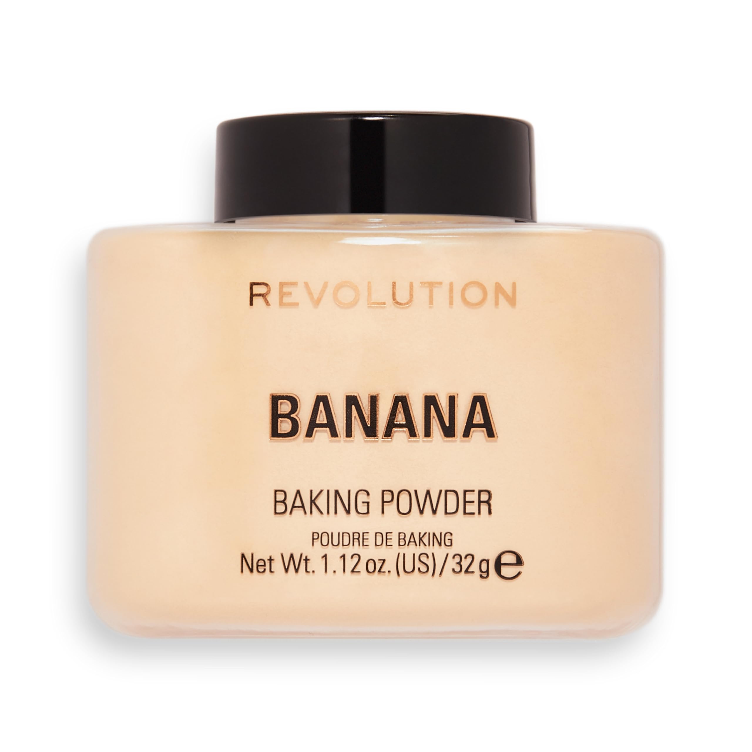Revolution Beauty London Loose Baking Powder Setting Banana for Medium Skin Tones, 32g