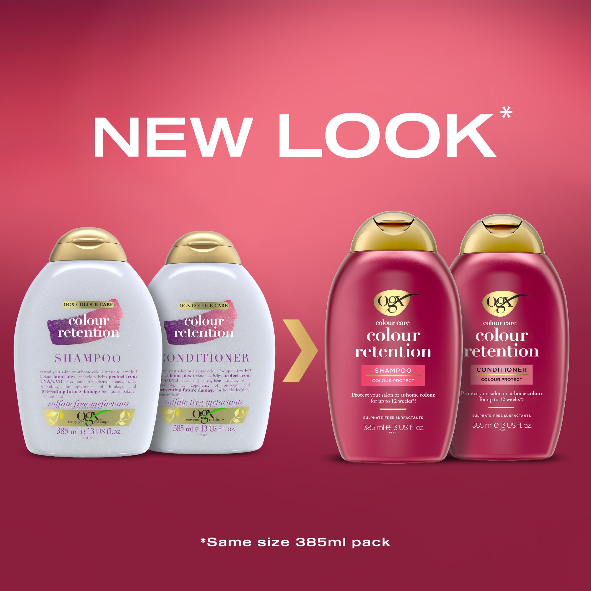 OGX Colour Care Colour Retention Conditioner with Colour Bond Plex Technology