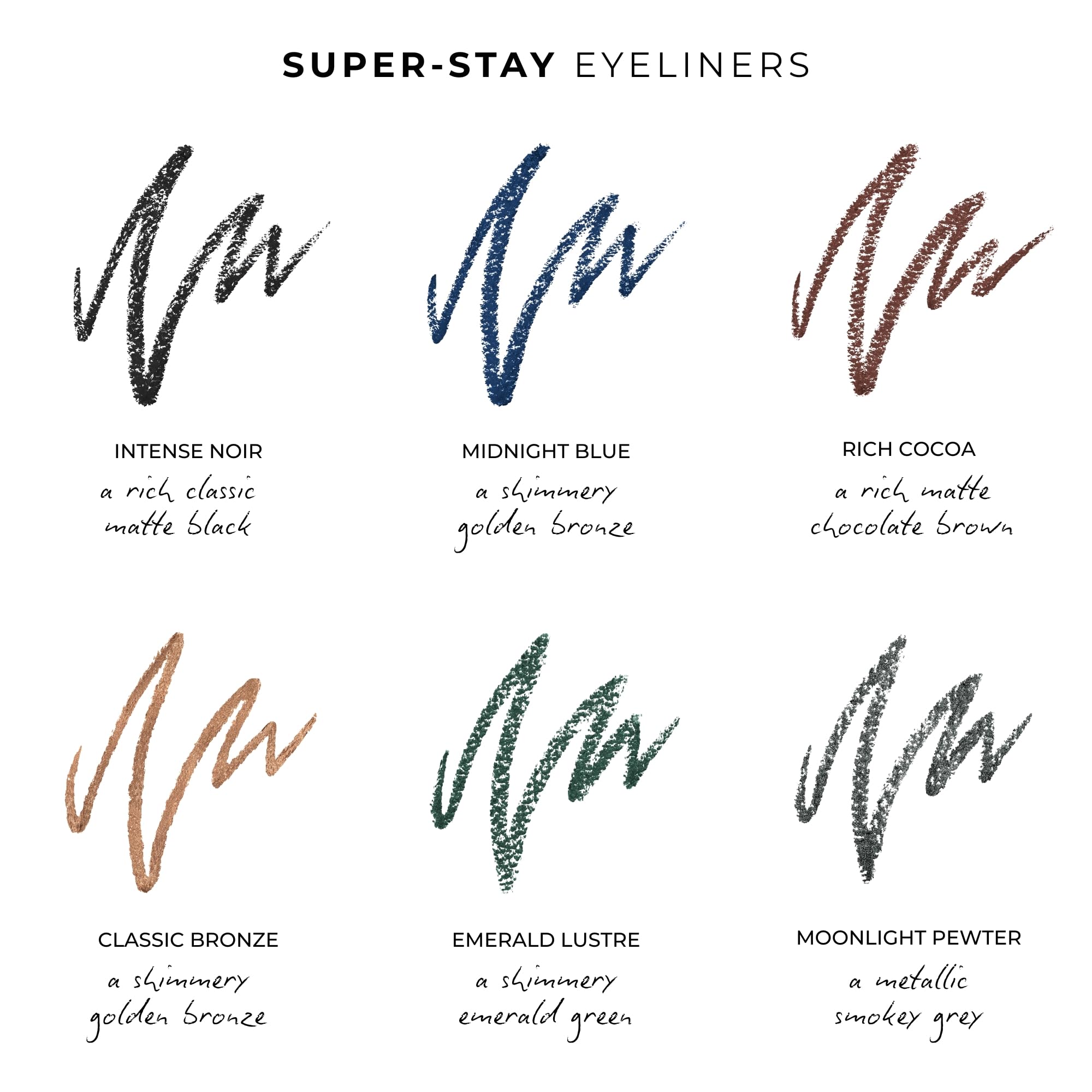 WUNDERBROW Super Stay Eyeliner Pencil - Waterproof & Smudge-Proof in Classic Bronze 3