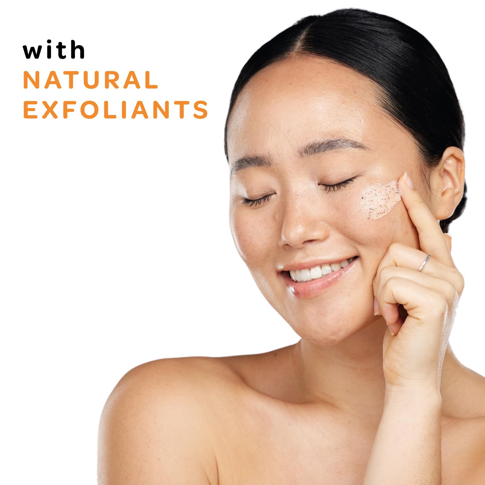 by Amazon Apricot and Peach Seed Face Scrub, 2x100ml Pack 6