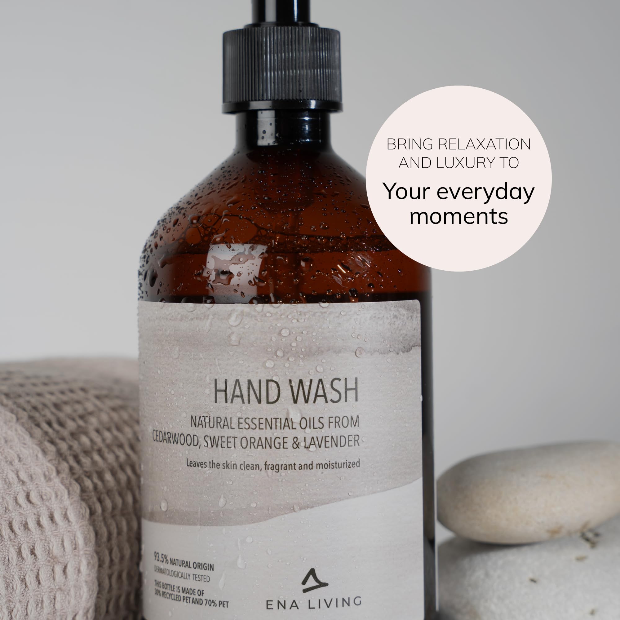 ENA Living Cedar Scented Hand Wash with Aloe Vera and Castor Oil | 500ml 5