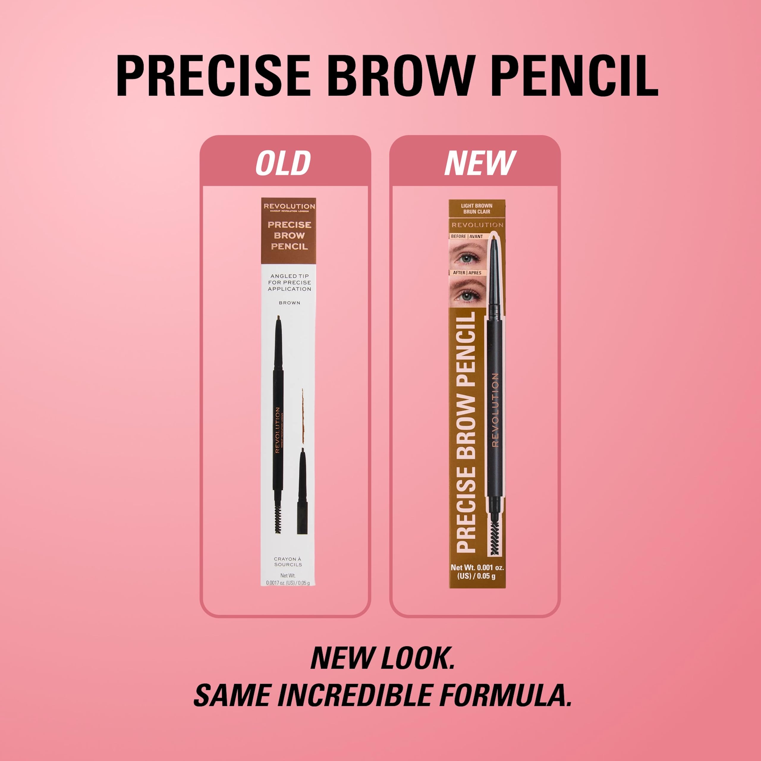 Revolution Beauty Precise Brow Pencil with Spoolie - Ultra-Fine Double-Ended Tool 3