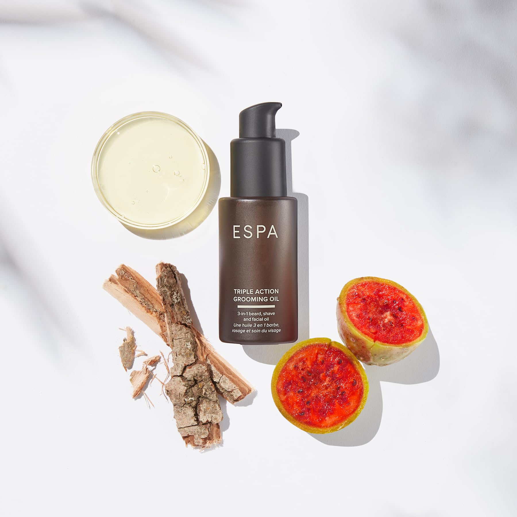 ESPA Triple Action Grooming Oil | 3-in-1 Shave, Beard & Facial Oil | 30ml 3