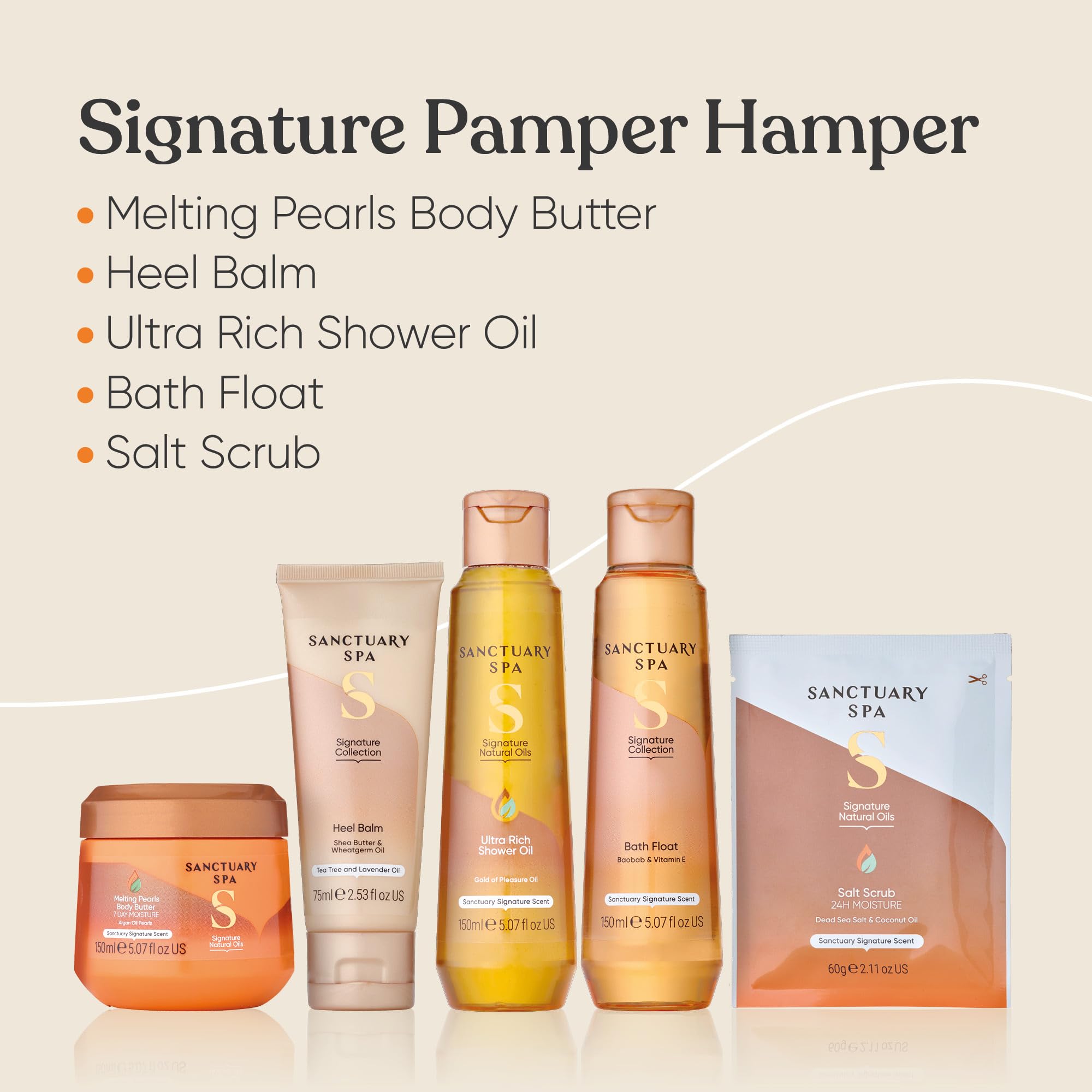Sanctuary Spa Signature Pamper Hamper Gift Set - Vegan Self-Care Collection 3