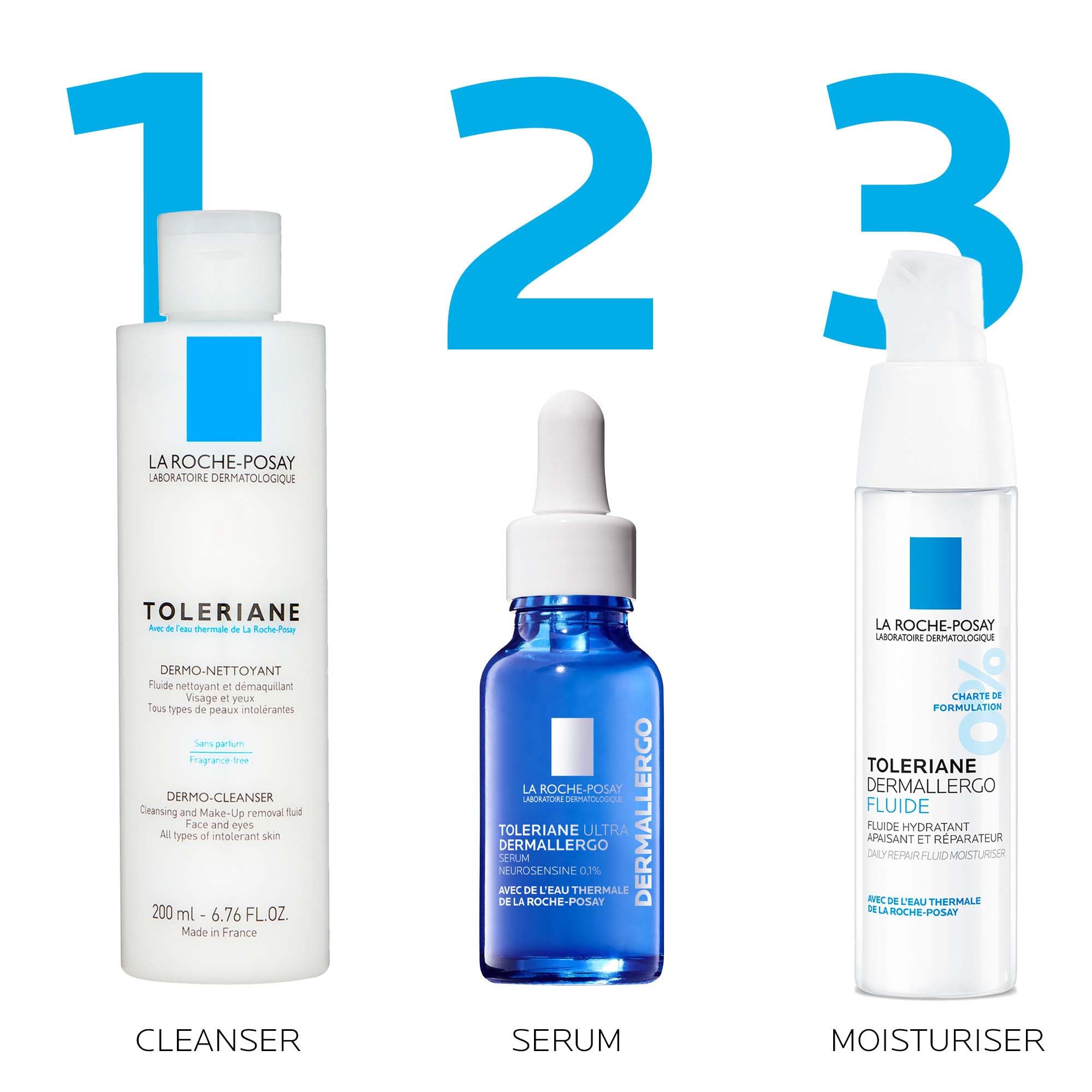 La Roche-Posay Toleriane Dermallergo Soothing Fluid Moisturiser for Sensitive Skin 5