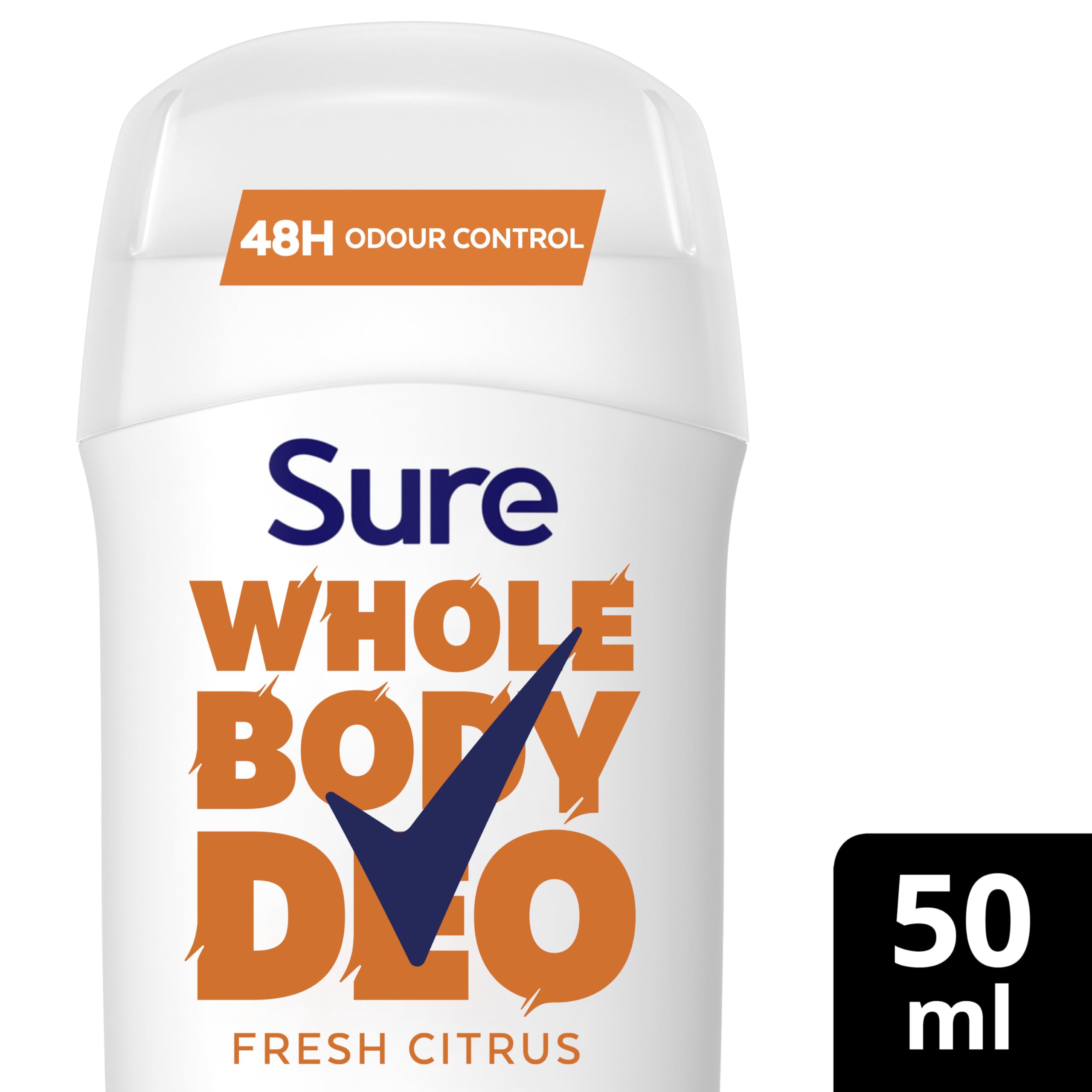 Sure Women Fresh Citrus Ganzkörper-Deodorant-Stick mit frischem Duft