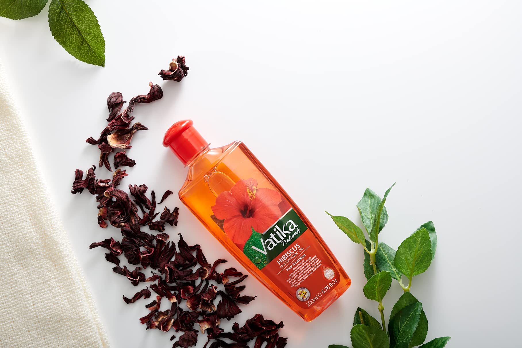 Vatika Naturals Hibiscus Multivitamin Hair Oil with Tea Tree & Rosemary - 200ml 8