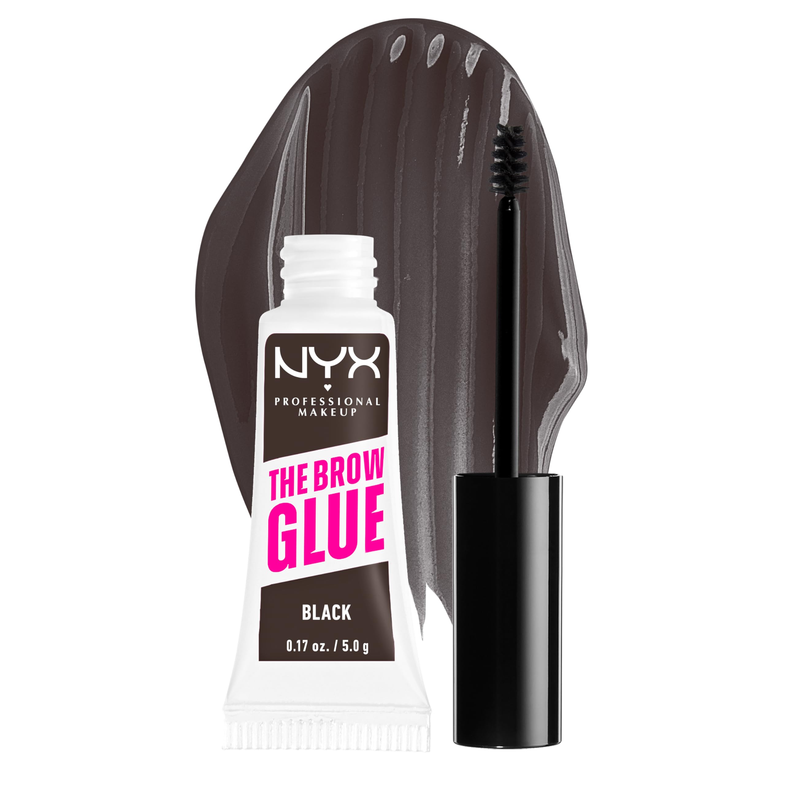 NYX Professional Makeup The Brow Glue Tinted Eye Brow Gel for Laminated Brow Look with 24 Hour Extreme Hold