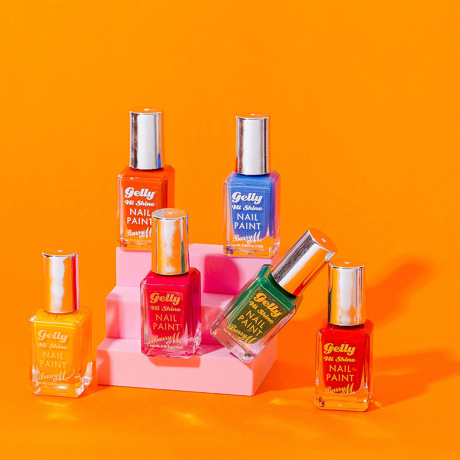 Barry M Cosmetics Gelly Hi Shine Gel Nail Paint - Watermelon Juice Pink