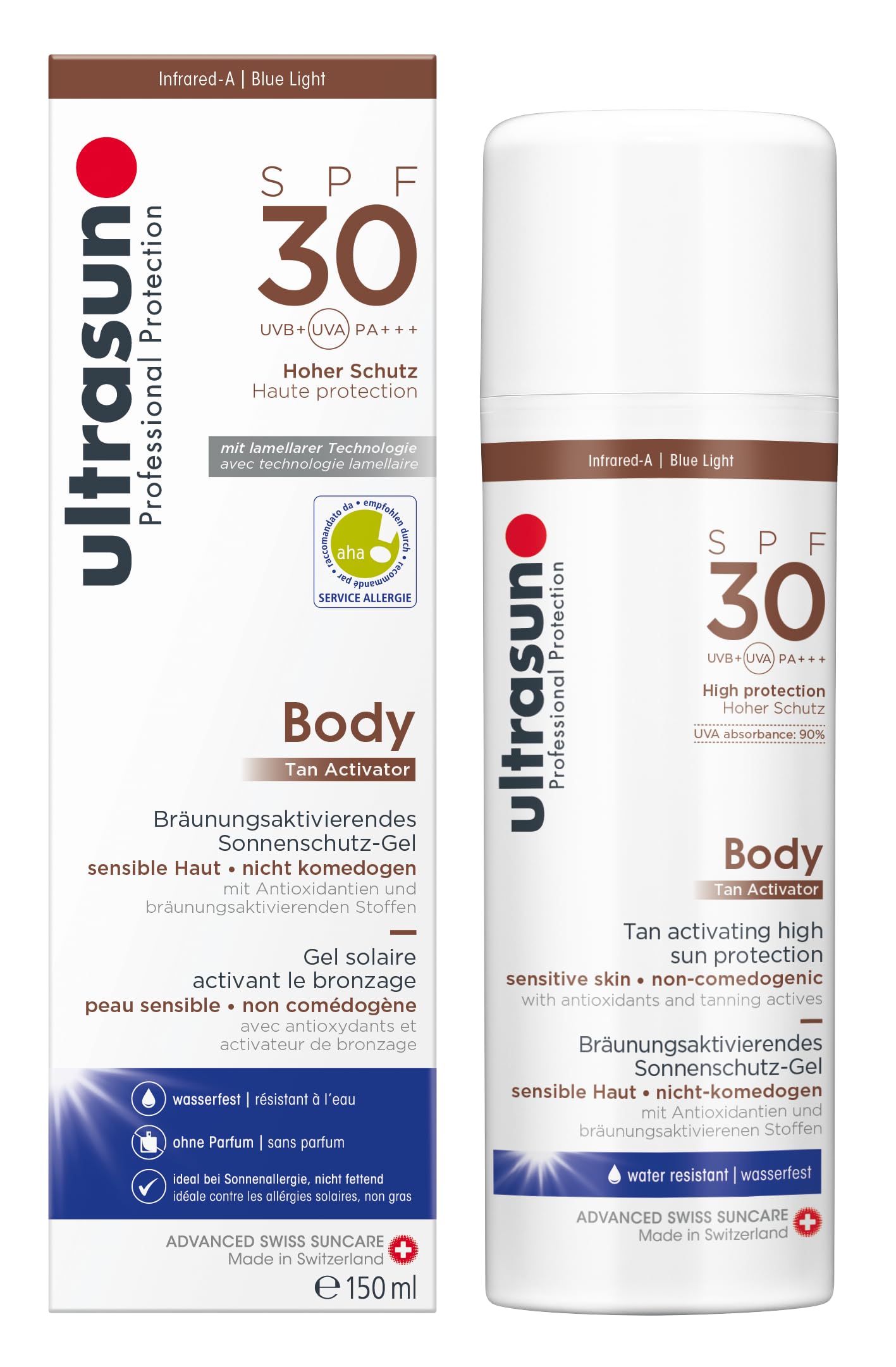 ultrasun SPF30 Tan Activator Body Sunscreen, 150ml