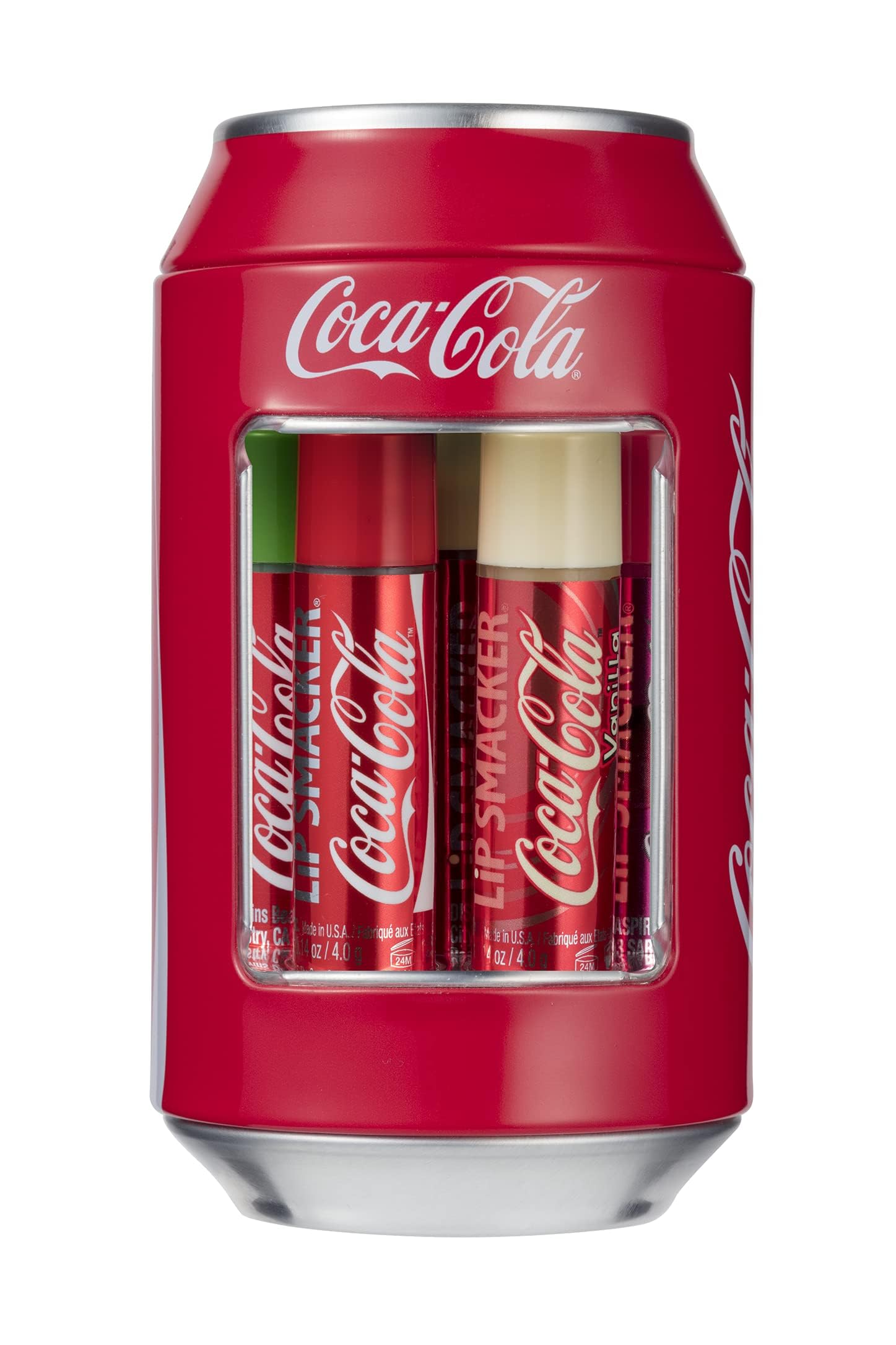 Lip Smacker – Coca-Cola-Dosen-Kollektion – Set mit Lippenbalsam für Kinder in verschiedenen Farben 3