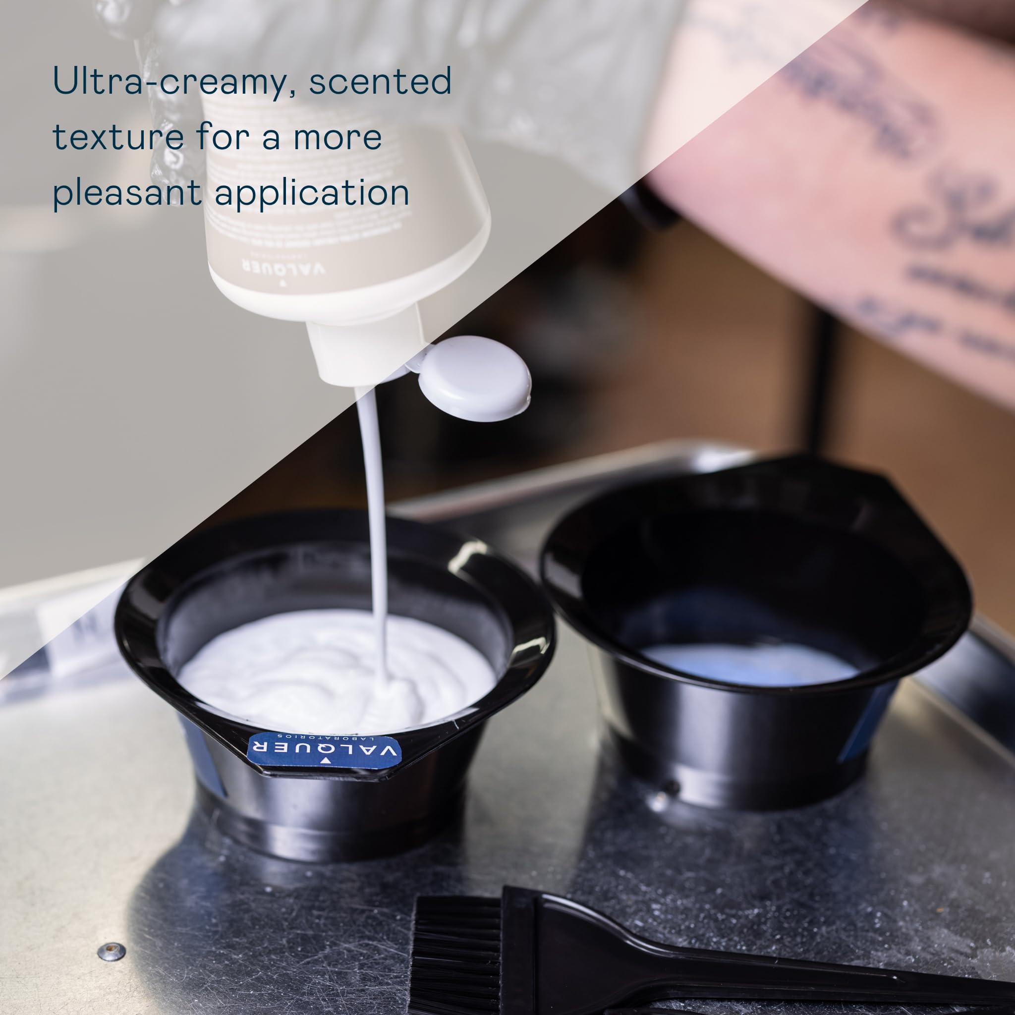 Valquer Stabilized Hydrogen Peroxide Cream 40 Volume 12% Oxidizer for Professional Hair Perms and Coloring 3