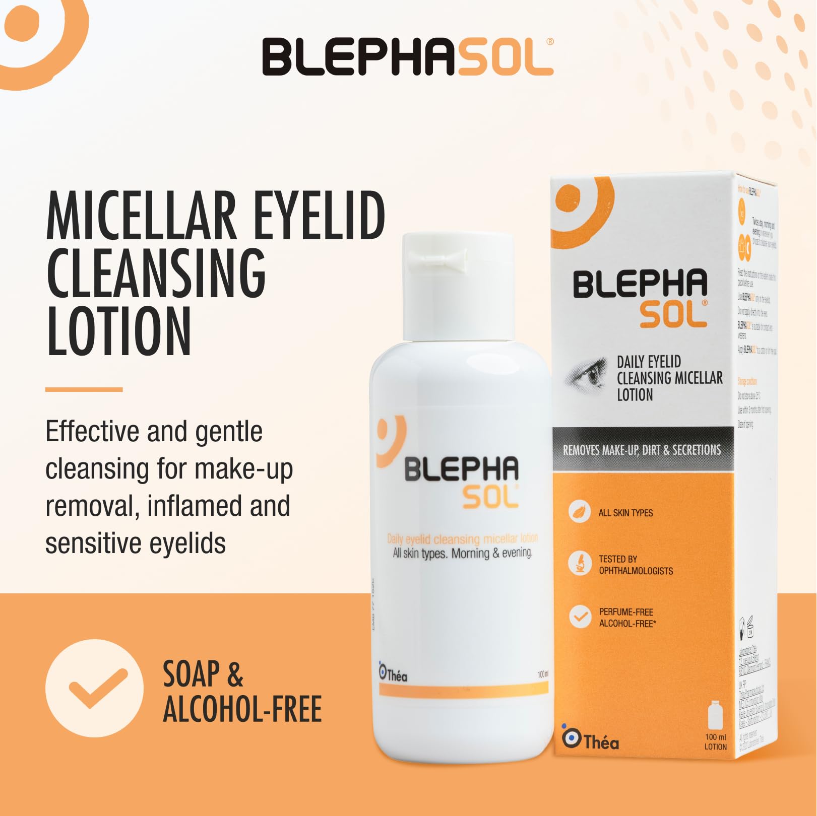 Lanadore Blephasol Gentle Eyelid Cleansing Lotion for Sensitive Eyes (100ml) 3