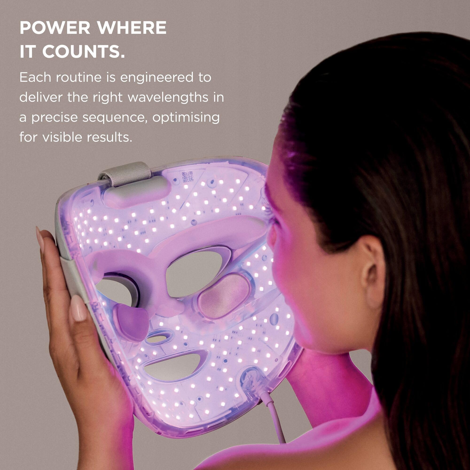 Shark CryoGlow LED Face Mask with Under-Eye Cooling for Anti-Aging & Blemish Repair 6