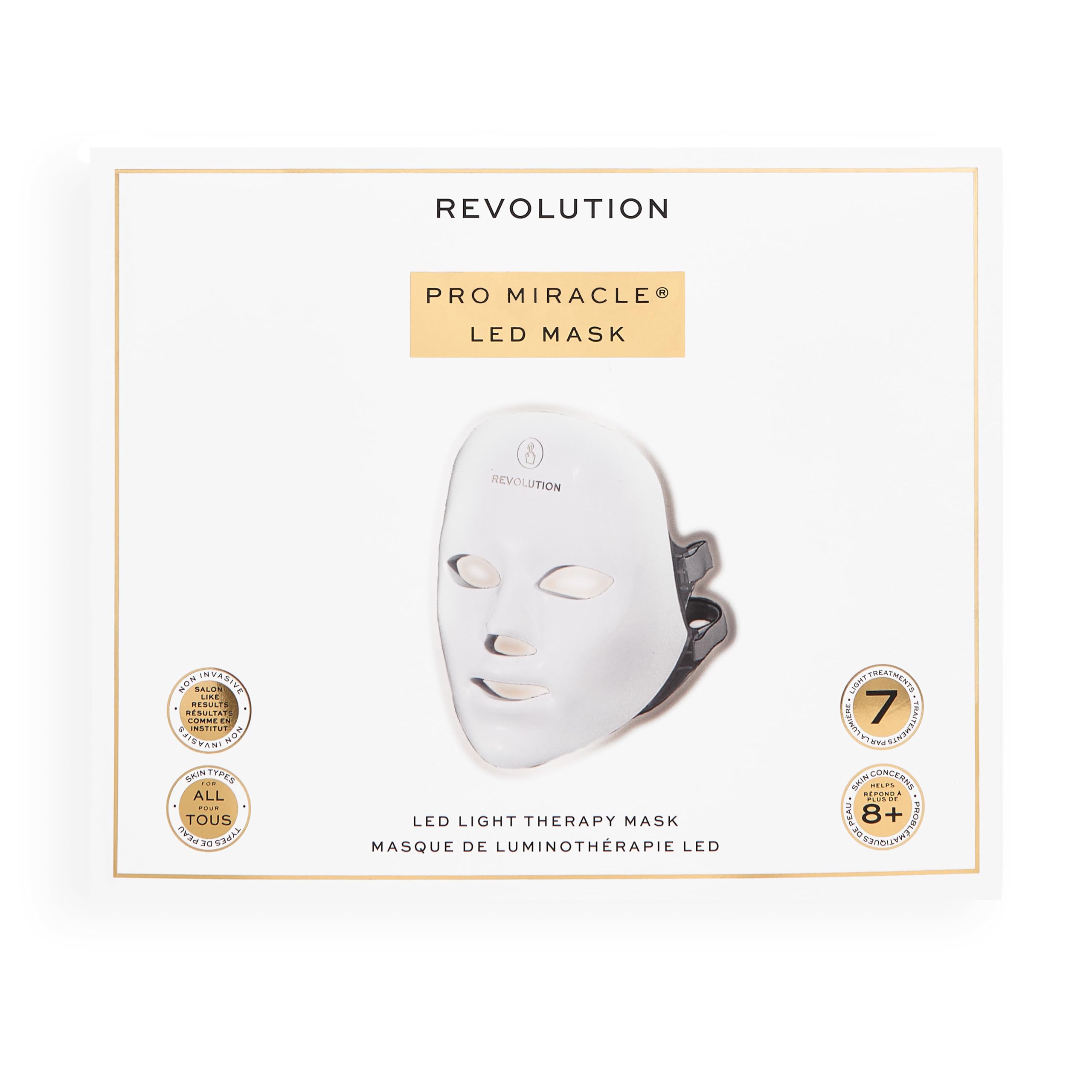 Revolution Pro Miracle LED-Gesichtsmaske: Rot- und Blaulichttherapie gegen Hautunreinheiten und feine Linien 8