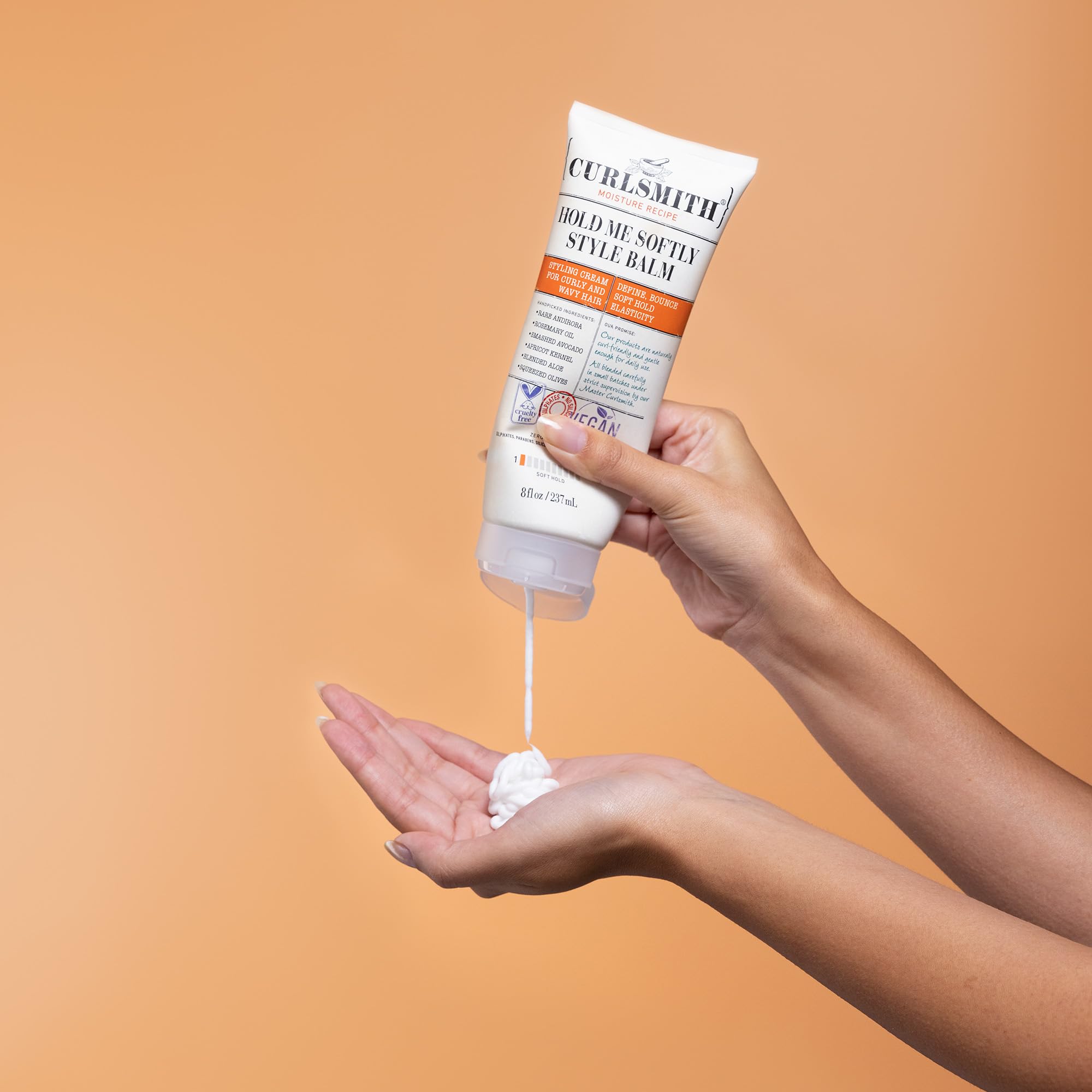 Curlsmith – Hold Me Softly Style Balm – Vegane Stylingcreme mit sanftem Halt für Haare 4