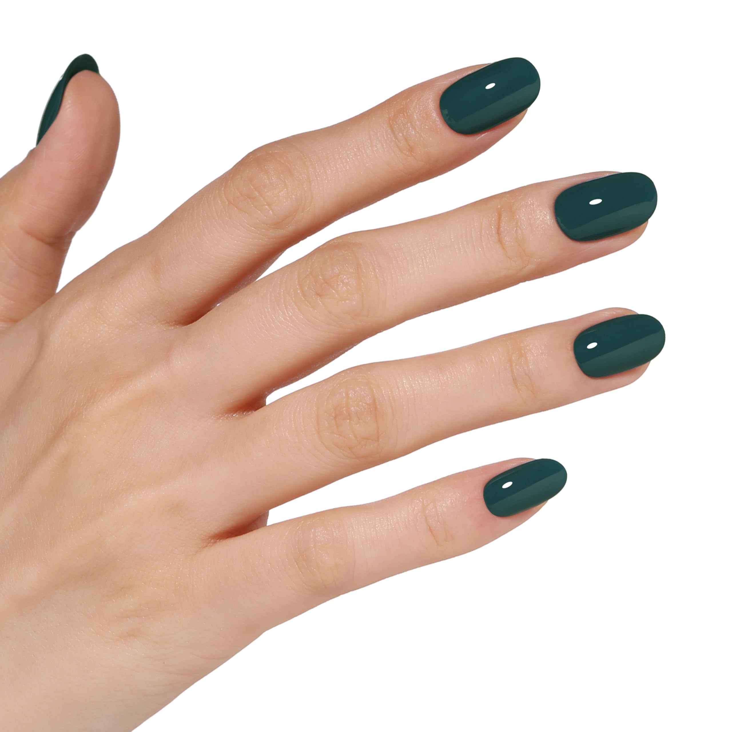 BLUESKY Gel Nail Polish 10ml - Mystic Emerald (AW2420) | 21 Day High-Gloss Wear 5