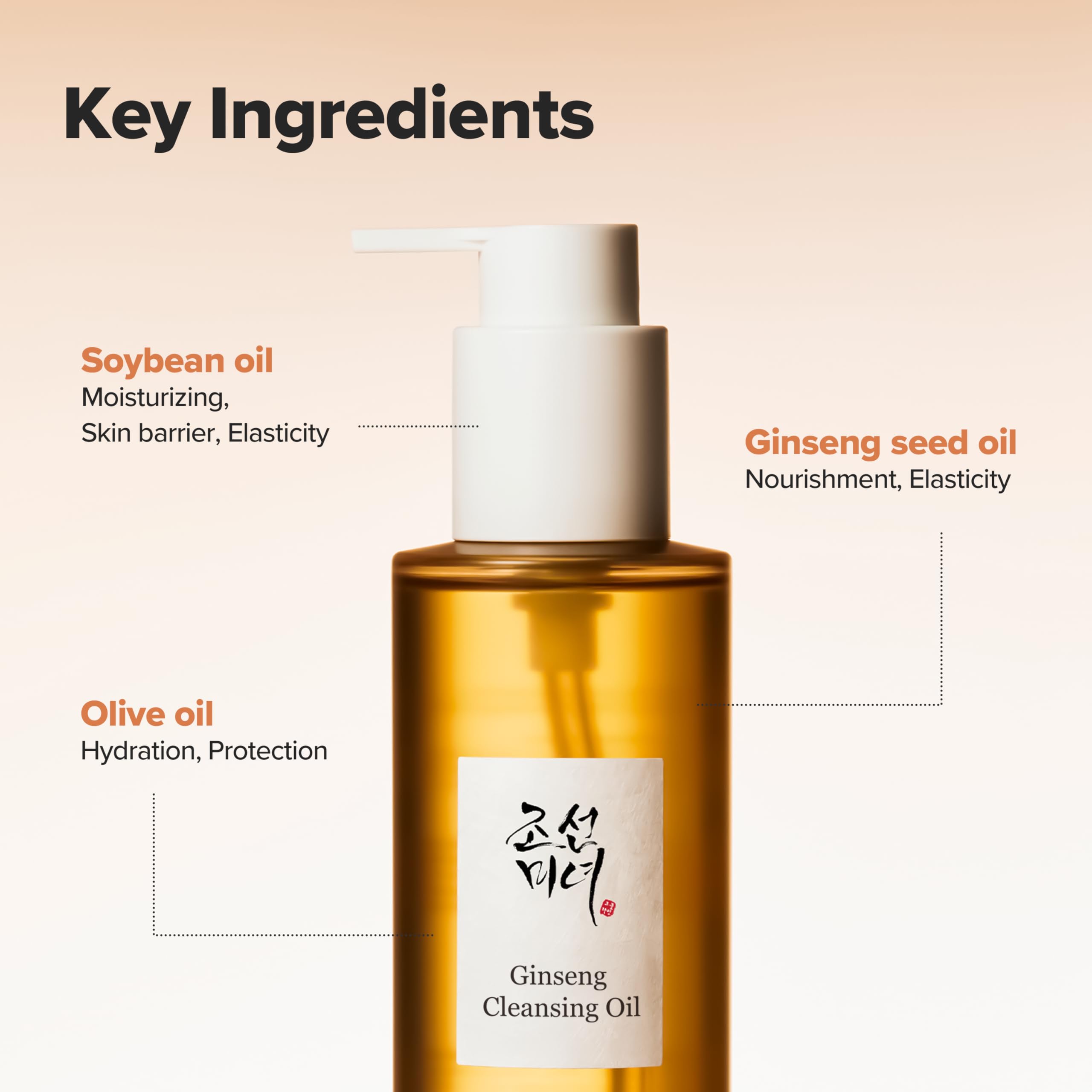 Beauty of Joseon Ginseng Cleansing Oil for Waterproof Makeup Removal and Deep Pore Cleansing 5