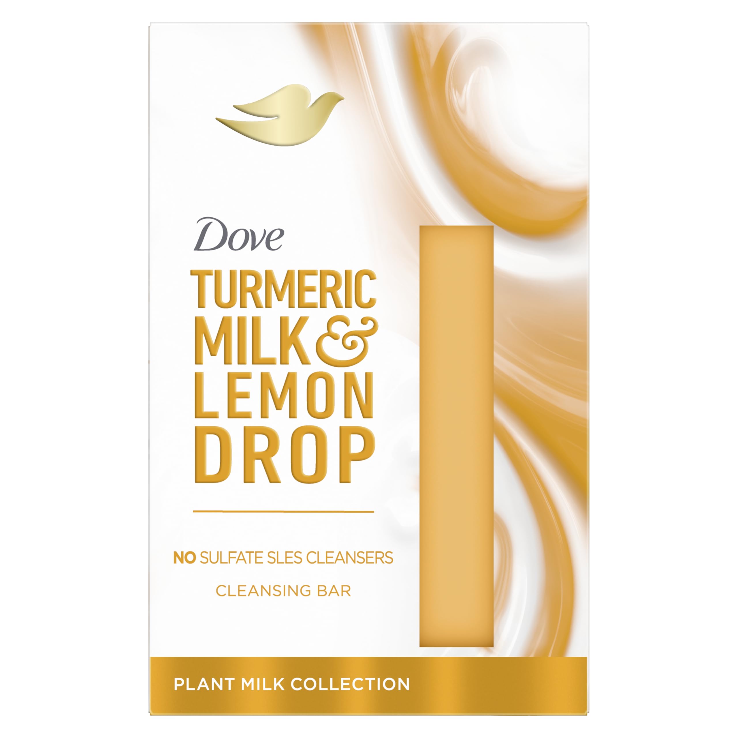 Dove Kurkuma-Milch &amp; Zitronen-Schönheitsseife, Ganzkörperseife, angereichert mit pflanzlichen Inhaltsstoffen