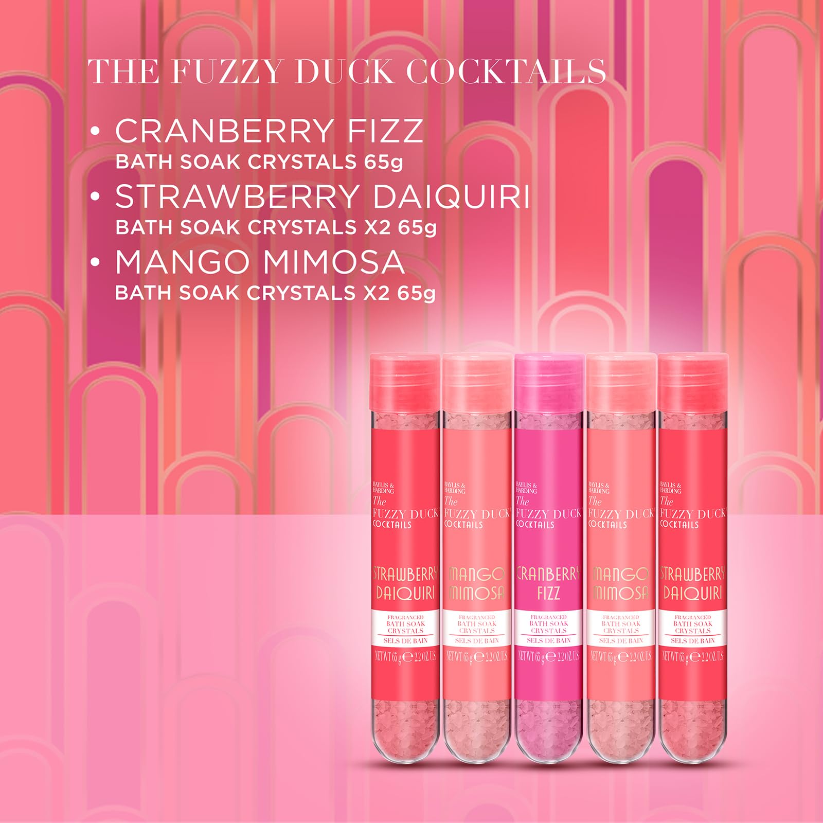 Baylis & Harding The Fuzzy Duck Cocktails Luxury Bath Infusions Gift Set - 5 Pack 3