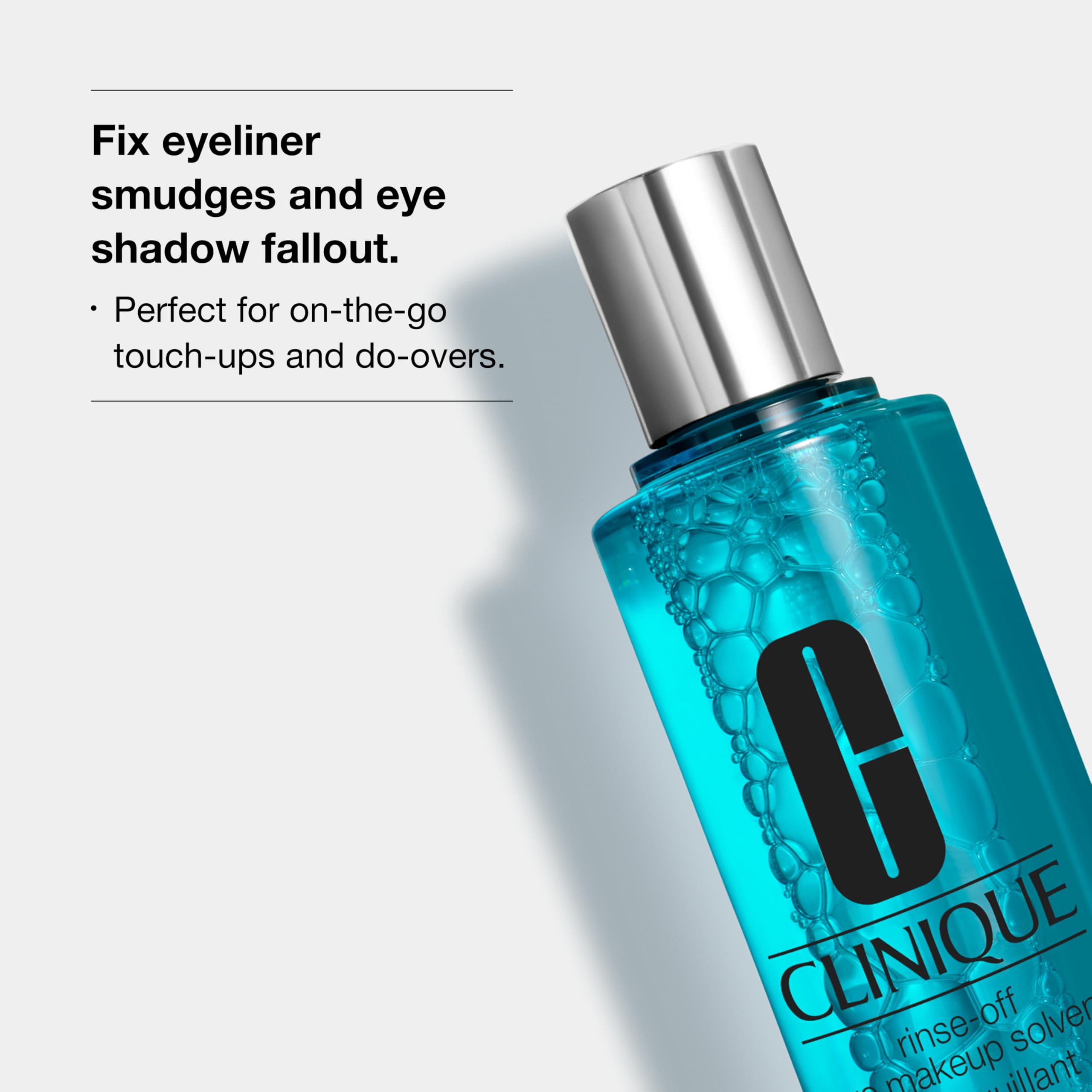 Clinique Rinse-Off Oil Free Eye Makeup Remover Solvent for Sensitive Eyes