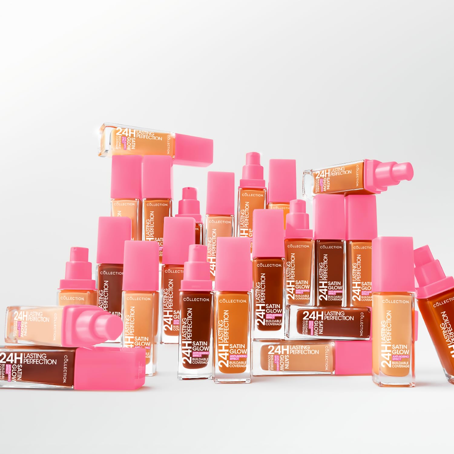 Collection Lasting Perfection Satin Foundation - Full Coverage, Hydrating, Vegan Formula 4