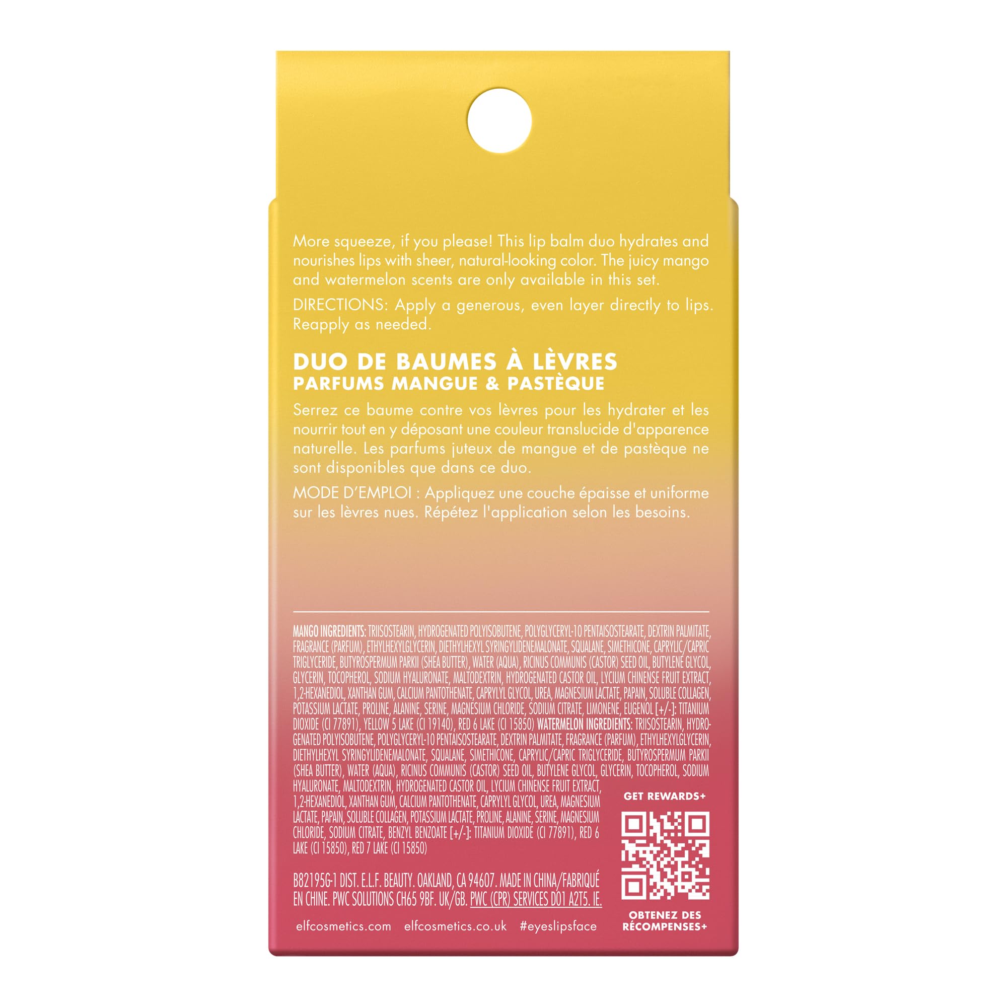 e.l.f. Squeeze Me More Lip Balm Duo with Hyaluronic Acid and Shea Butter 7