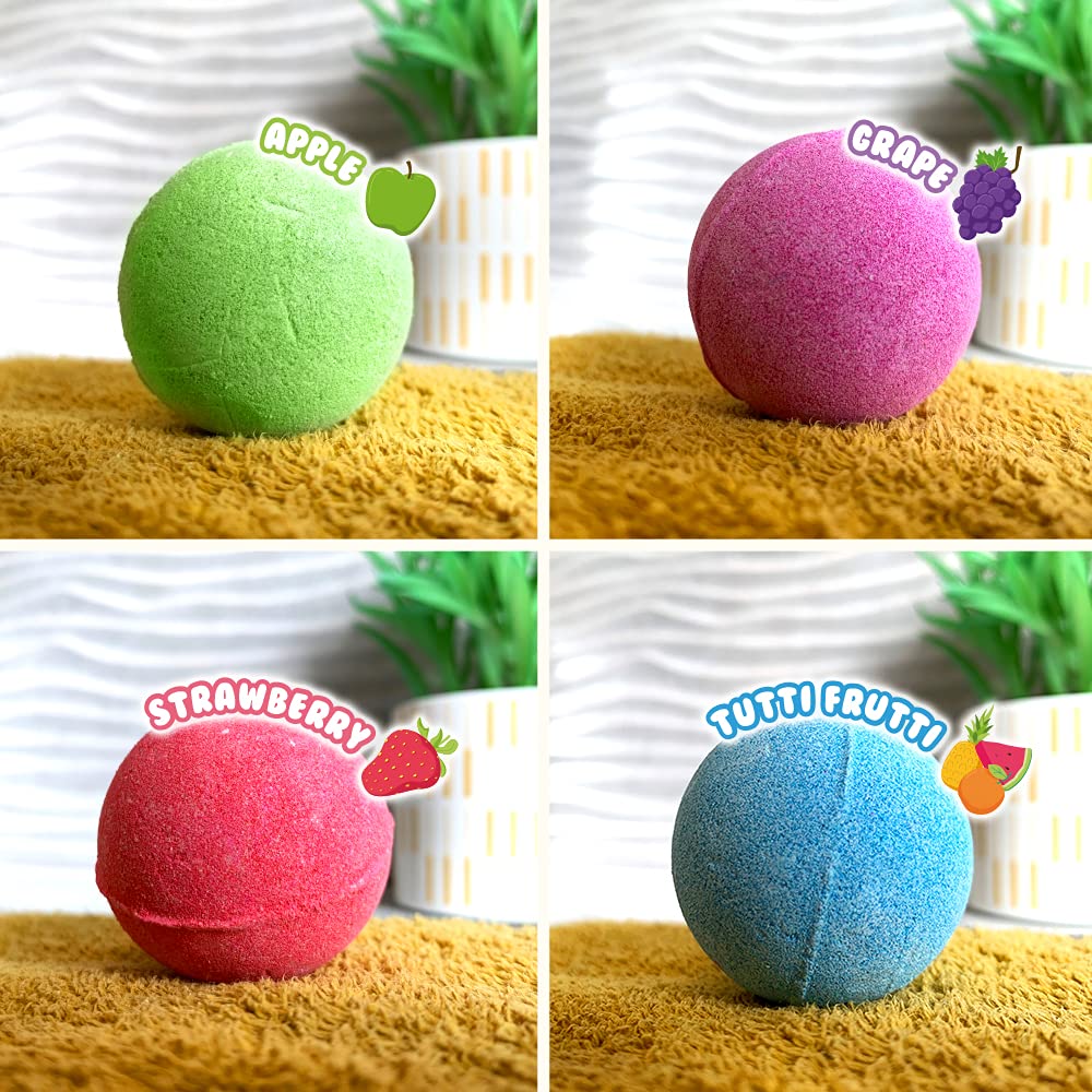 ZIMPLI 20er-Pack Badebomben Mega-Set – Farbwechselnde, sprudelnde Badebomben für Kinder 4