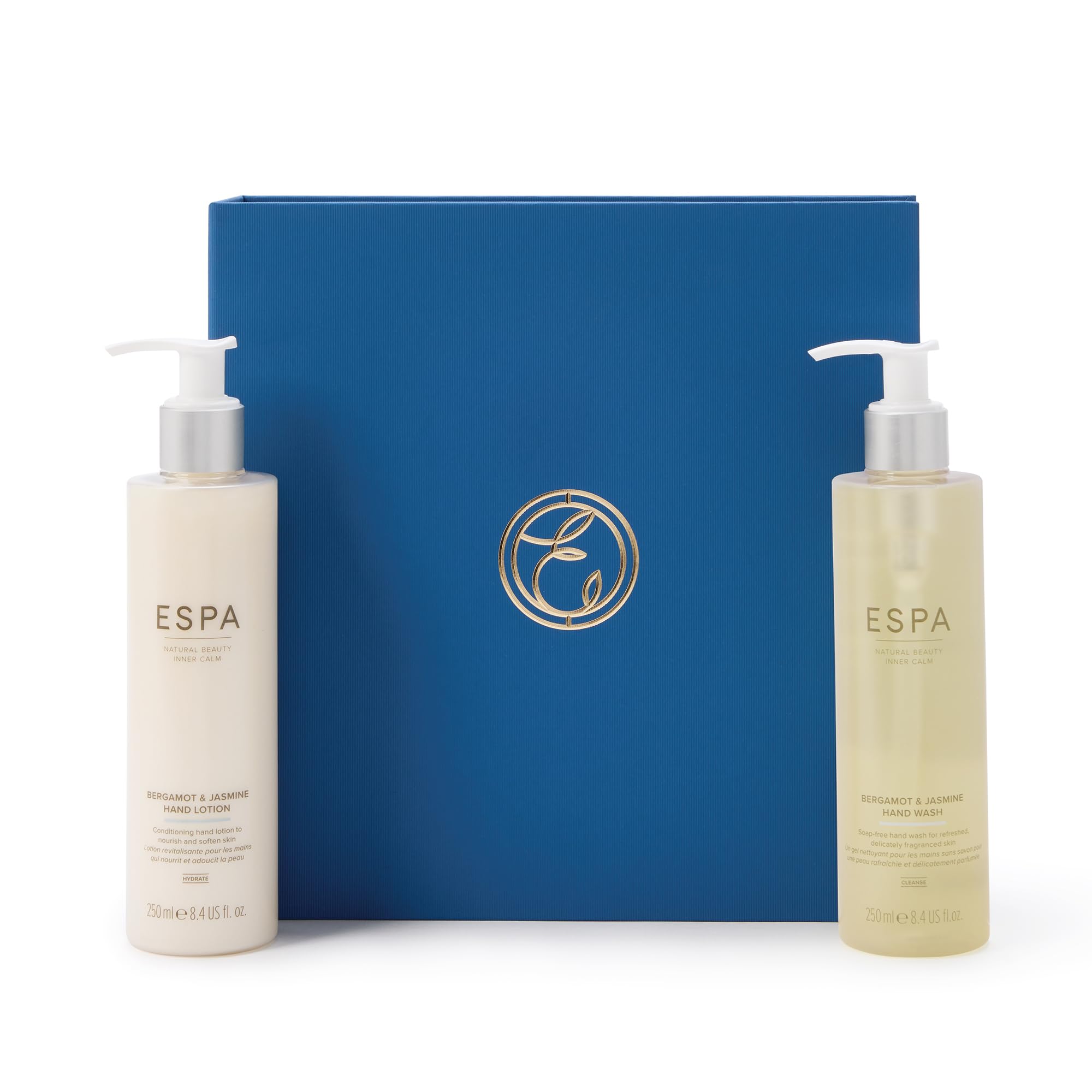 ESPA Bergamot & Jasmine Hand Wash & Lotion Duo | Restorative Hand Care Gift Set
