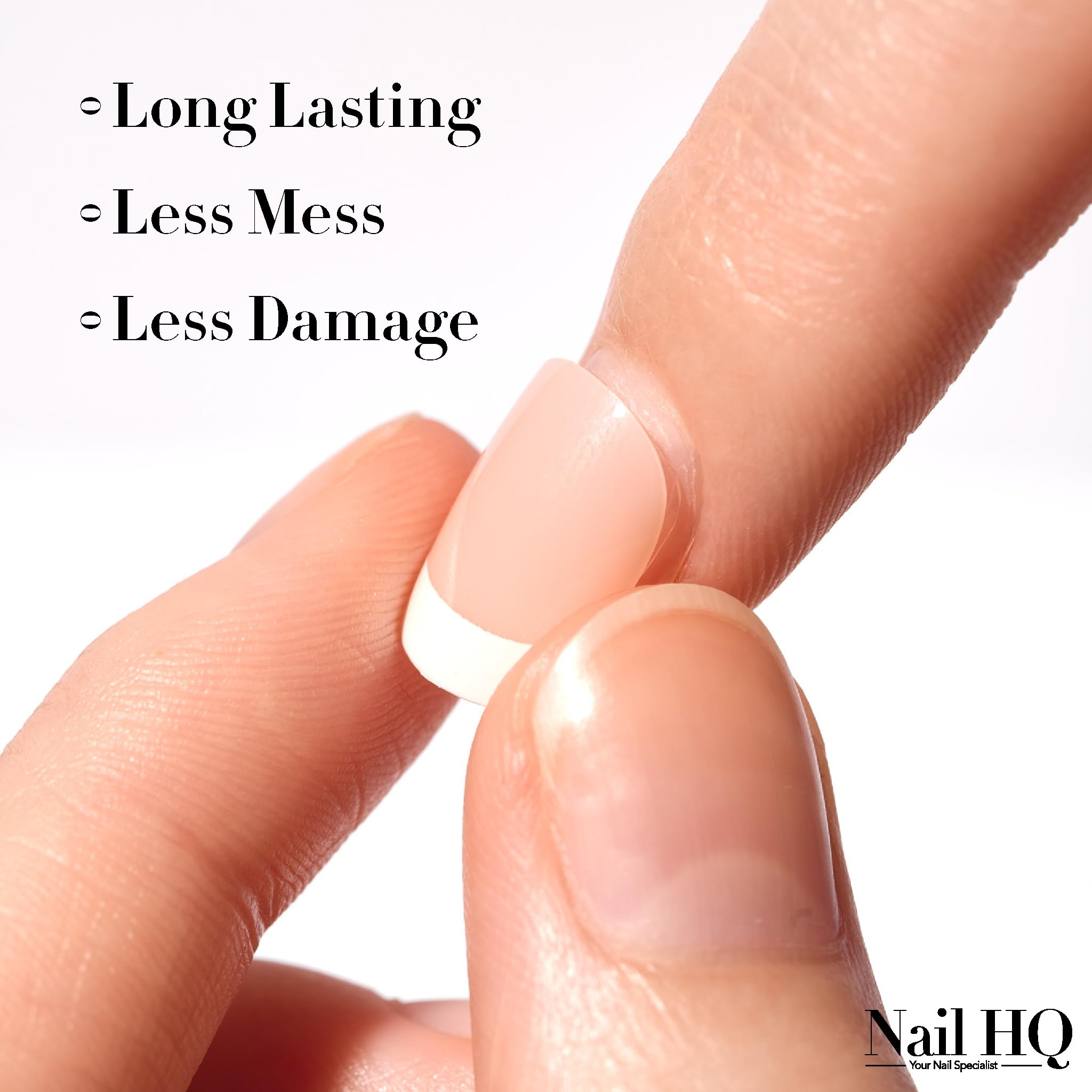 NAIL HQ Instant-Hold False Nail Adhesive Tabs (72 Count) - Mess Free & Long Lasting 6