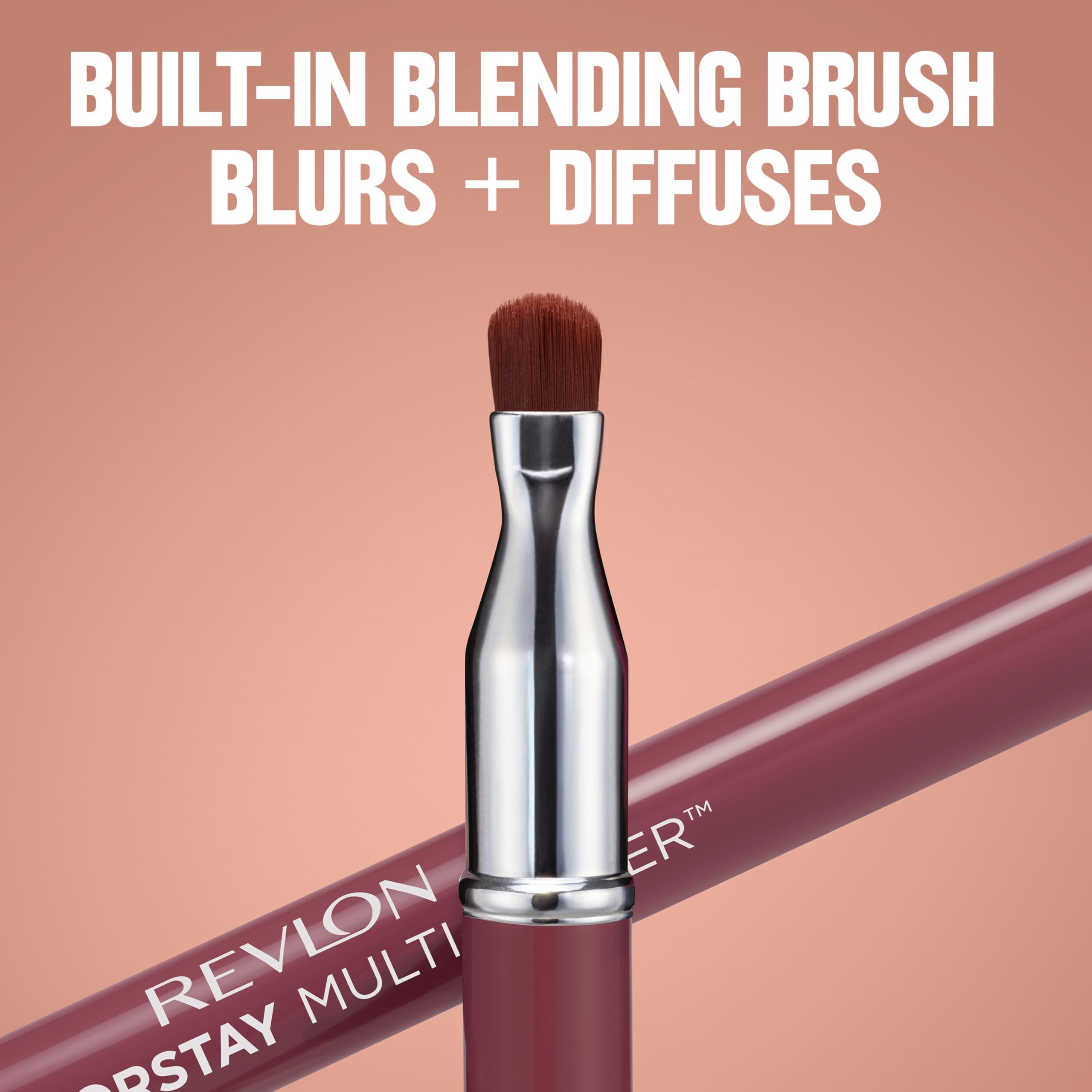 Revlon ColorStay Multi-Liner: Transfer-Proof Lip, Eye & Face Liner with Blending Brush 6