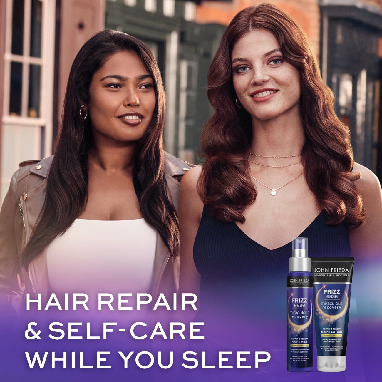 John Frieda Miraculous Repair and Renew Overnight Hair Mist for Softer, Smoother Hair 100 ml 3