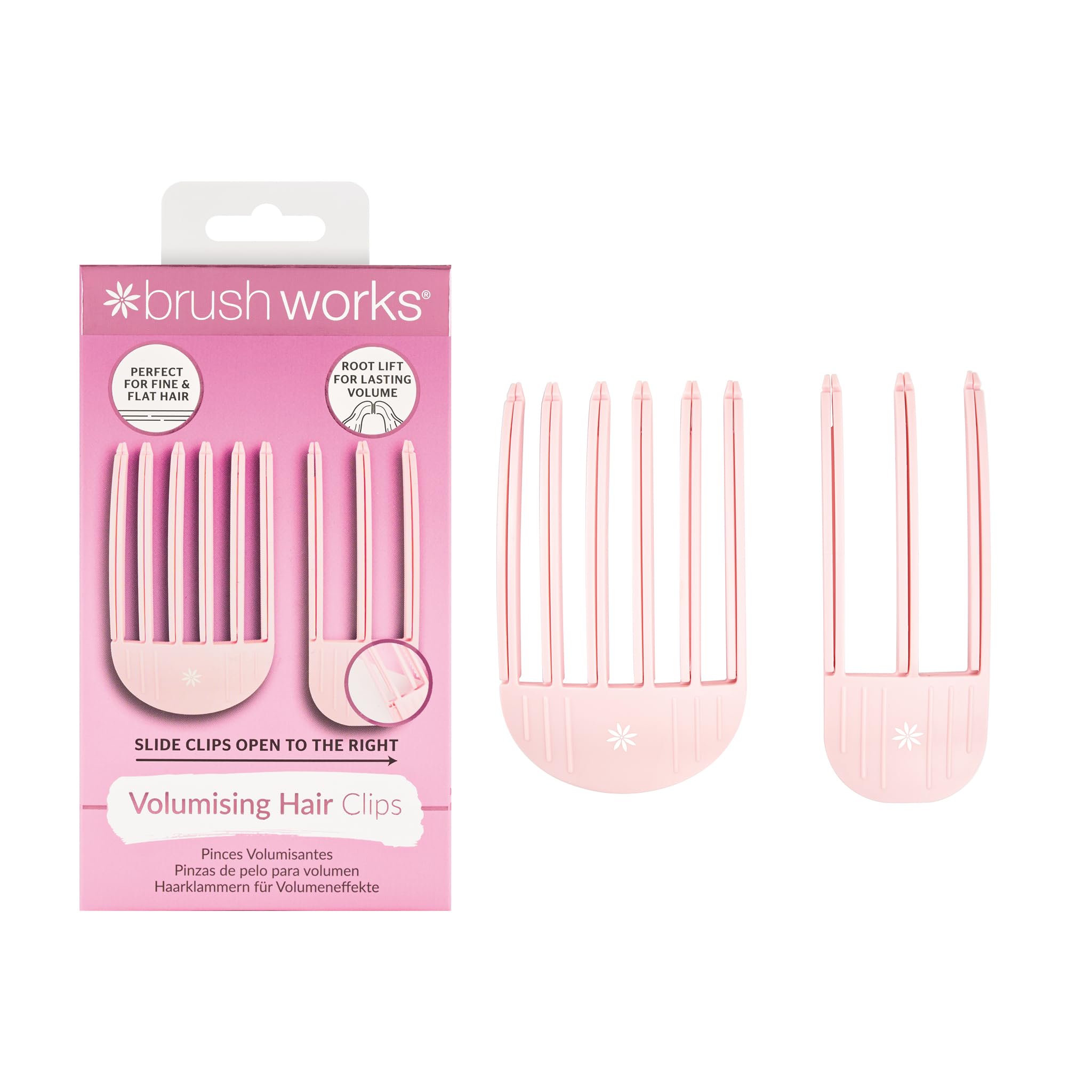 Brushworks Volumising Hair Clips (2 Pack) for Instant Root Lift and Volume 1