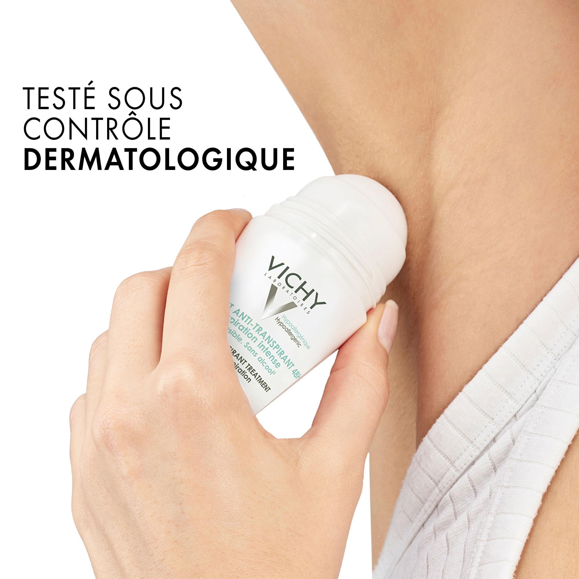 Vichy 48 Hour 'No-Trace' Anti-Perspirant Deodorant Roll On 50ml with Fresh Scent 6