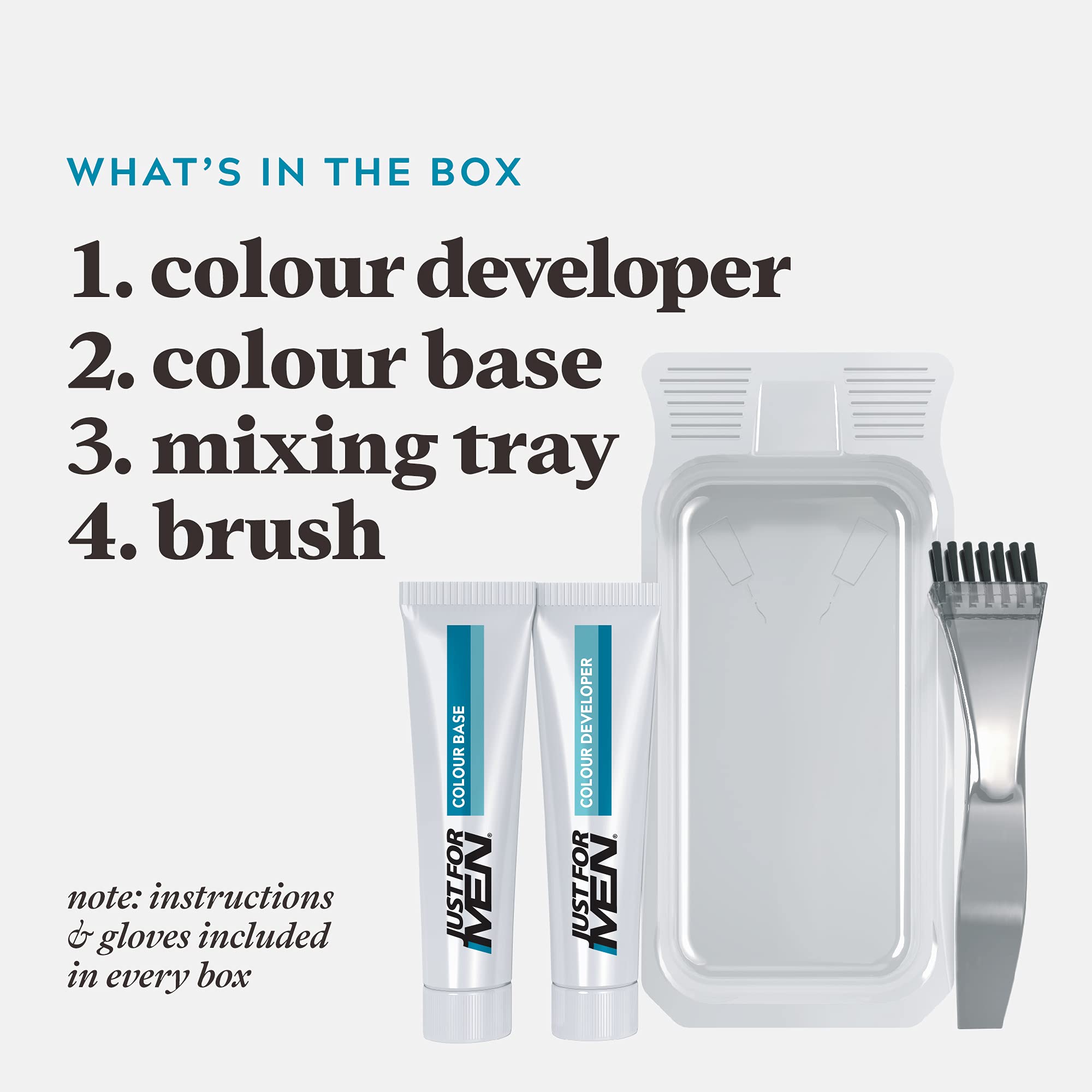 Just For Men Moustache & Beard Dye M25 Light Brown - Eliminates Grey for Fuller Look 3