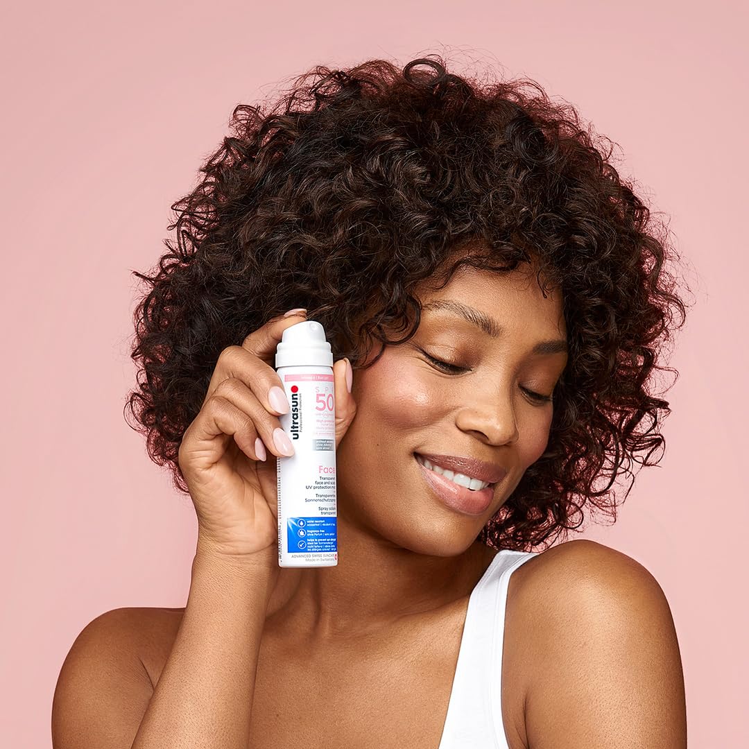 ultrasun UV Face & Scalp Mist SPF50, 75ml High Protection Sunscreen 3
