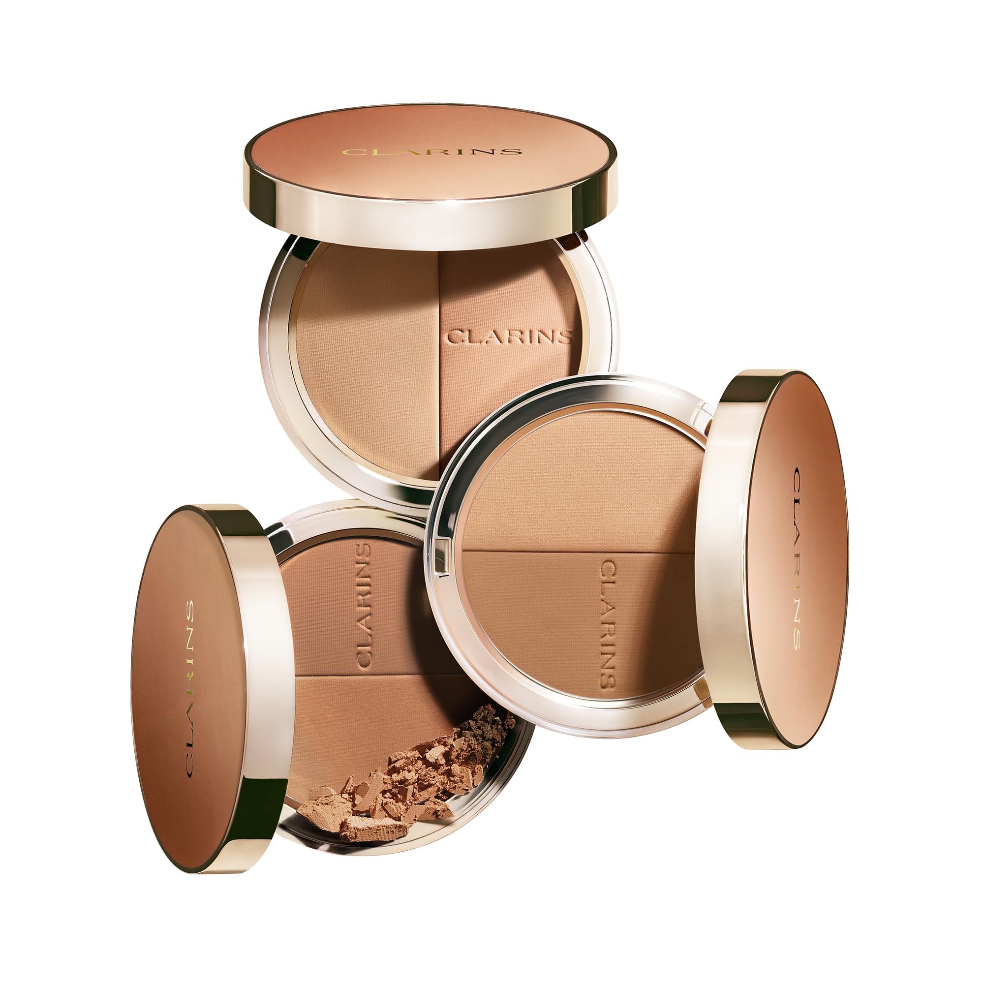 CLARINS Ever Bronze Compact Powder - Shade 02 Medium, 10g 4