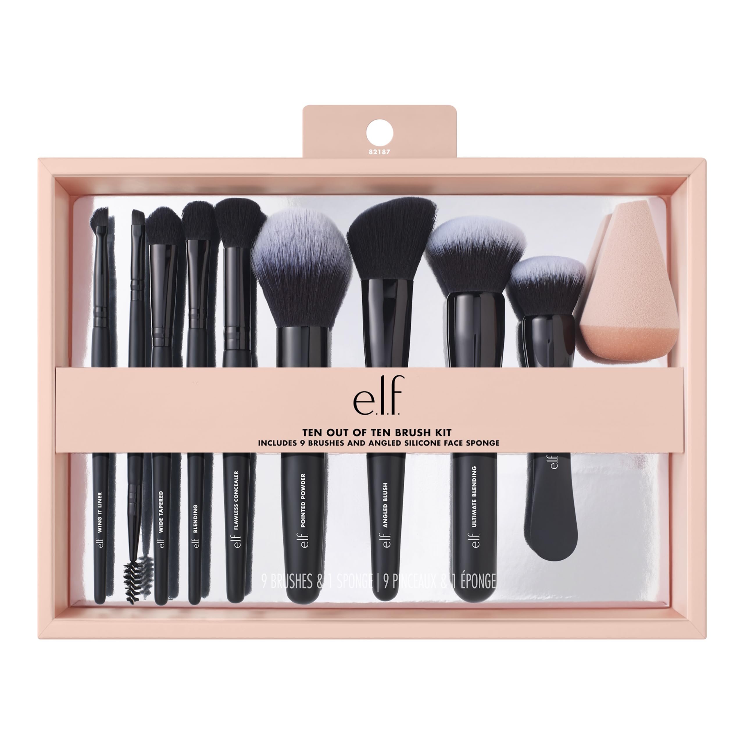e.l.f. Ten Out Of Ten 10-Piece Makeup Brush Set for Face and Eye Application 4